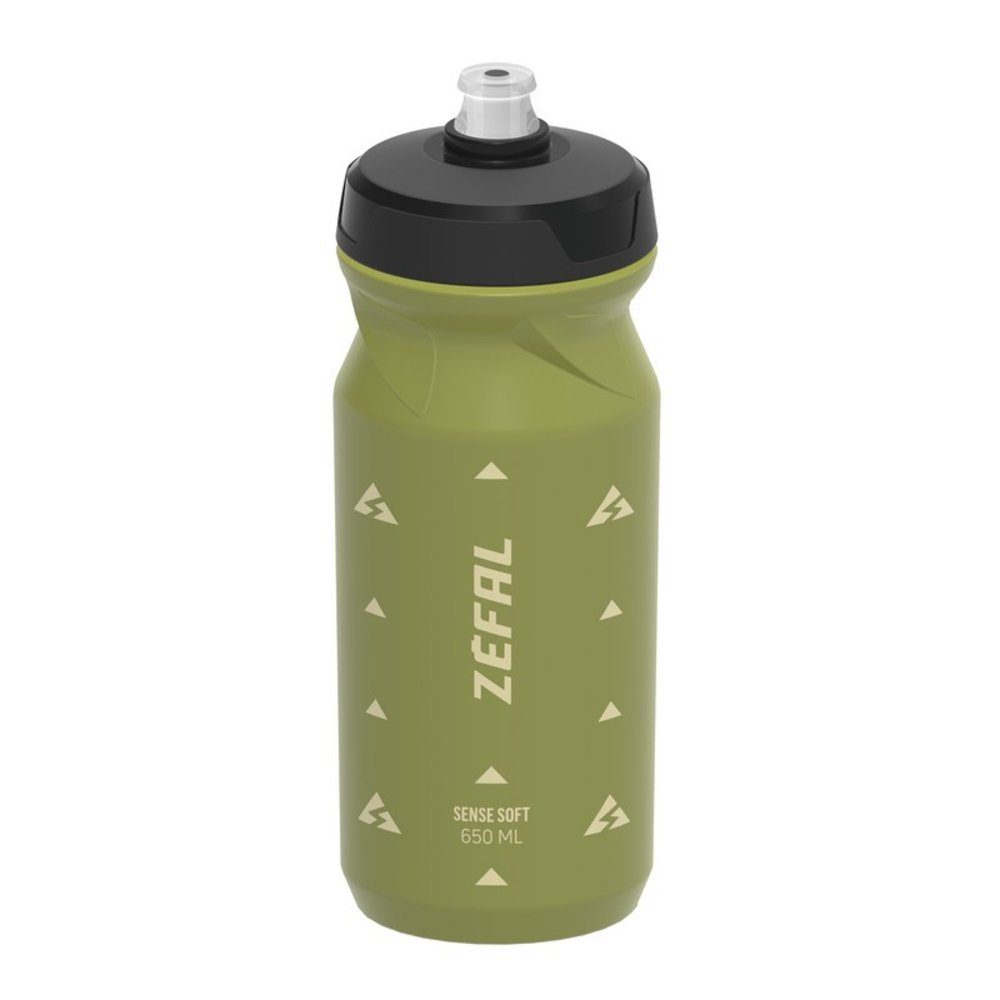 Zefal Trinkflasche Trinkflasche Sense Soft 65 650ml, oliv grün, Höhe 193mm
