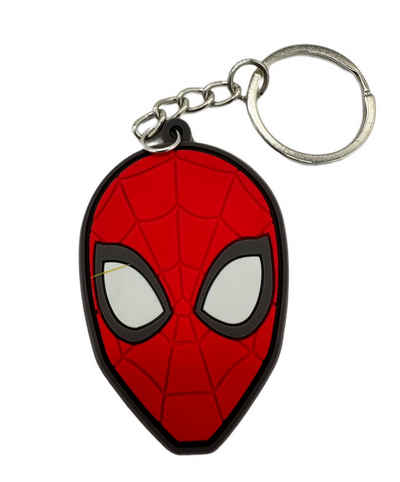 MARVEL Schlüsselanhänger Schlüsselanhänger Marvel Spiderman Kopf, Schlüsselanhänger Haustierschlüsselanhänger Geschenk Hund Frau Herren