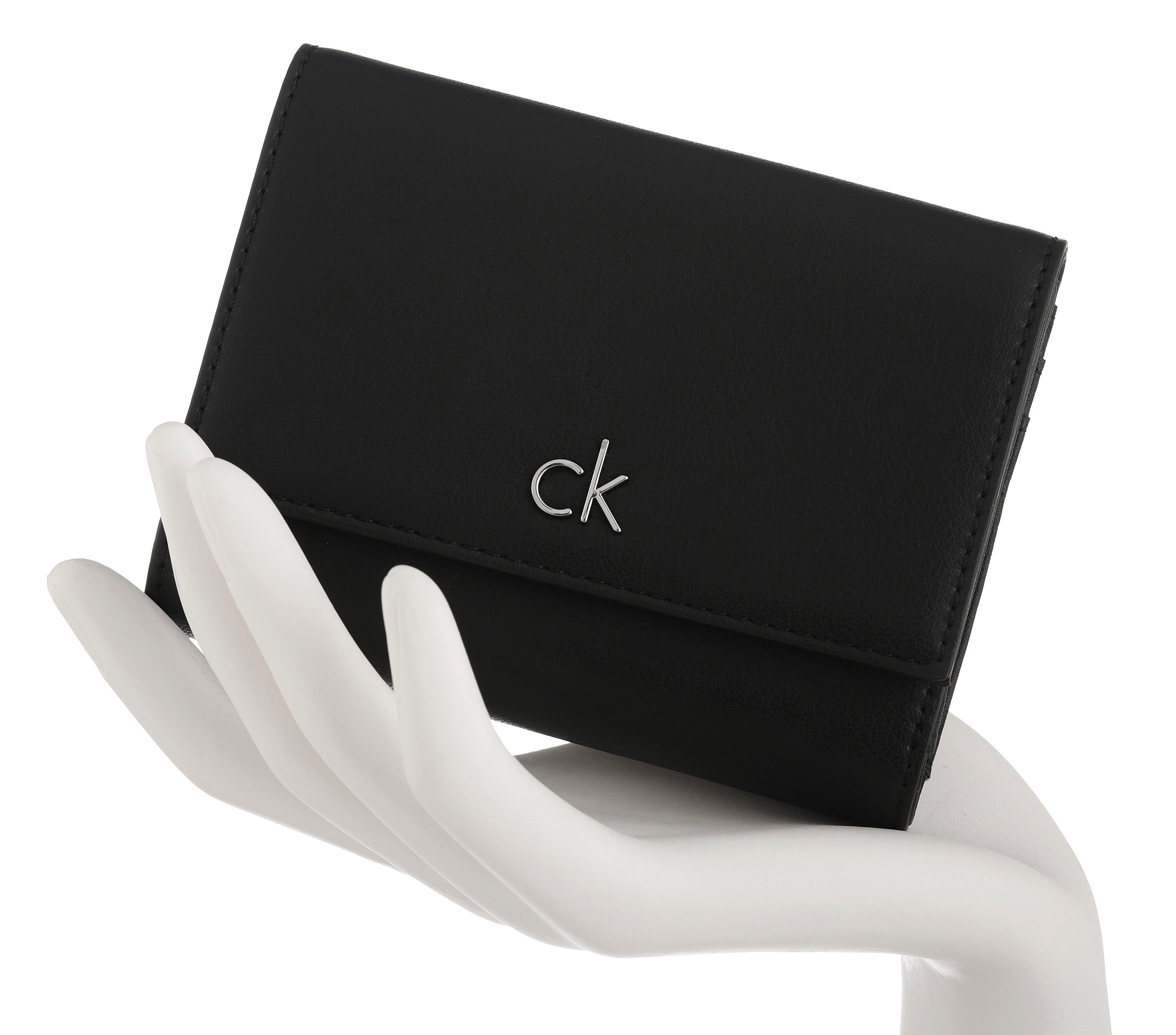 Calvin Klein Geldbörse CK RE-LOCK MEDIUM TRIFOLD, Damen Portemonnaie, Geldb günstig online kaufen