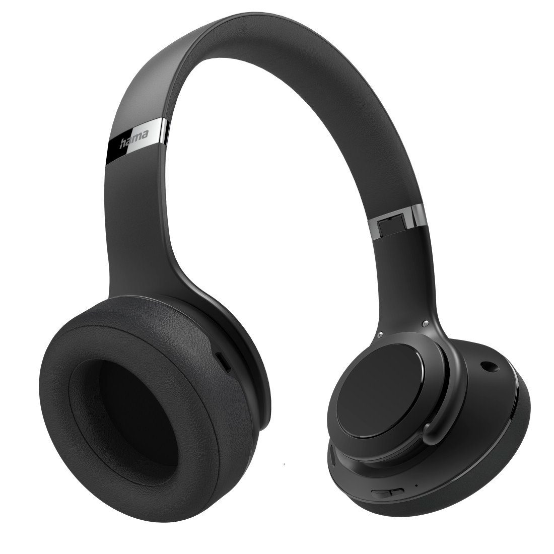 Hama Bluetooth®-Kopfhörer 2 in 1 Funktion, Lautsprecher und Kopfhörer Over-Ear-Kopfhörer (Freisprechfunktion, Google Now, Sprachsteuerung, integrierte Steuerung für Anrufe und Musik, kompatibel mit Siri, Google Assistant, Siri, A2DP Bluetooth, HFP, AVRCP Bluetooth, schwarz, Ohrmuschel drehbar, 3,5 Stunden Spielzeit, Over Ear)