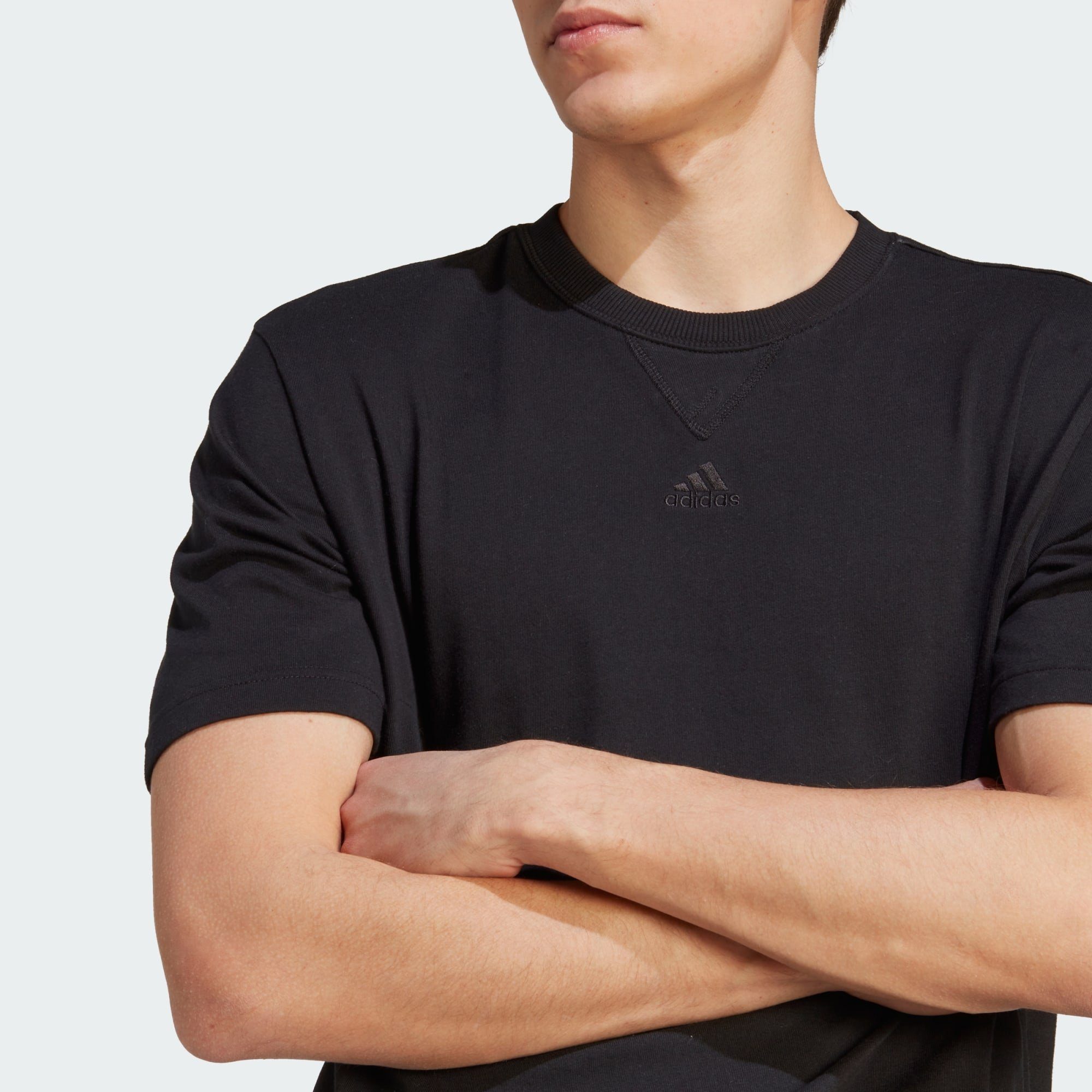 Sportswear ALL adidas GARMENT-WASH T-SHIRT T-Shirt SZN Black