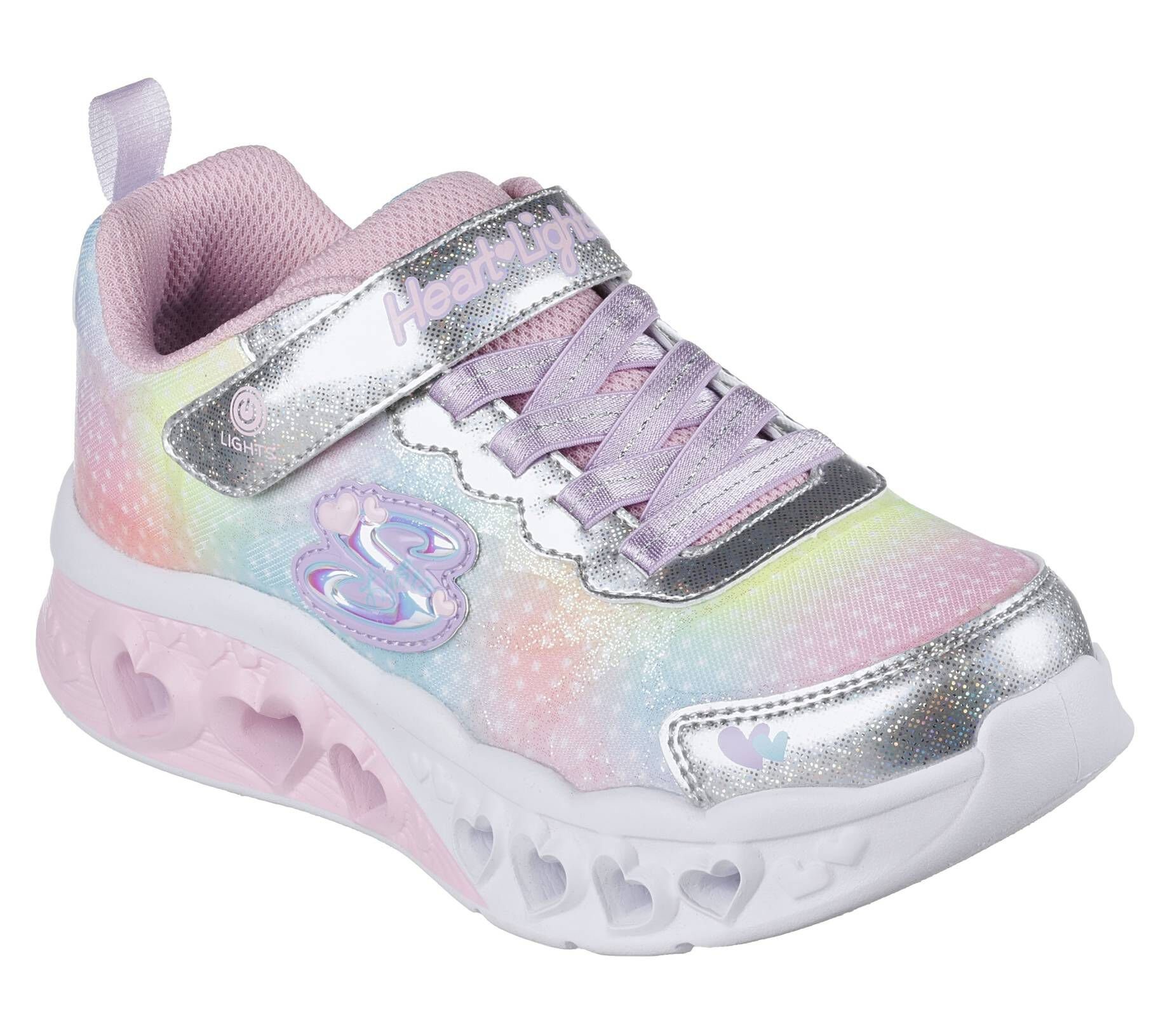 Skechers Mädchen Sneaker Sneaker silber LIGHTS FLUTTER HEART (12)