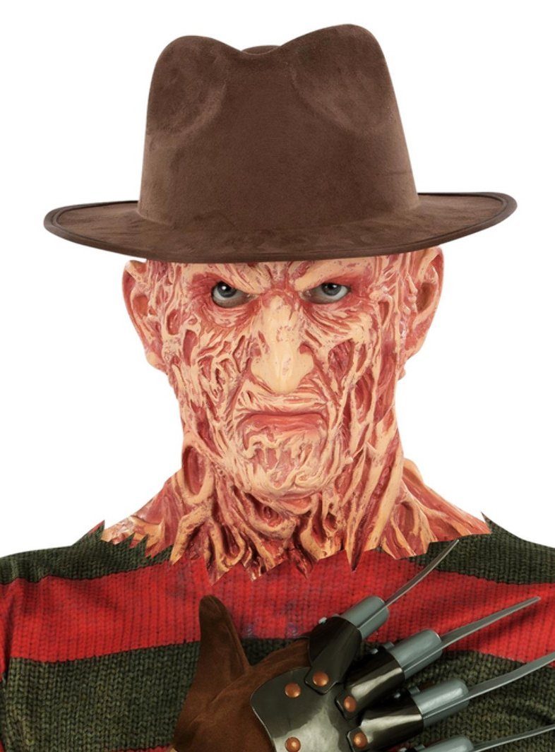 Smiffys Kostüm Freddy Krueger Hut Gruseliges Halloween Kostümteil, Der ikonische Freddy-Hut mit offizieller Lizenz