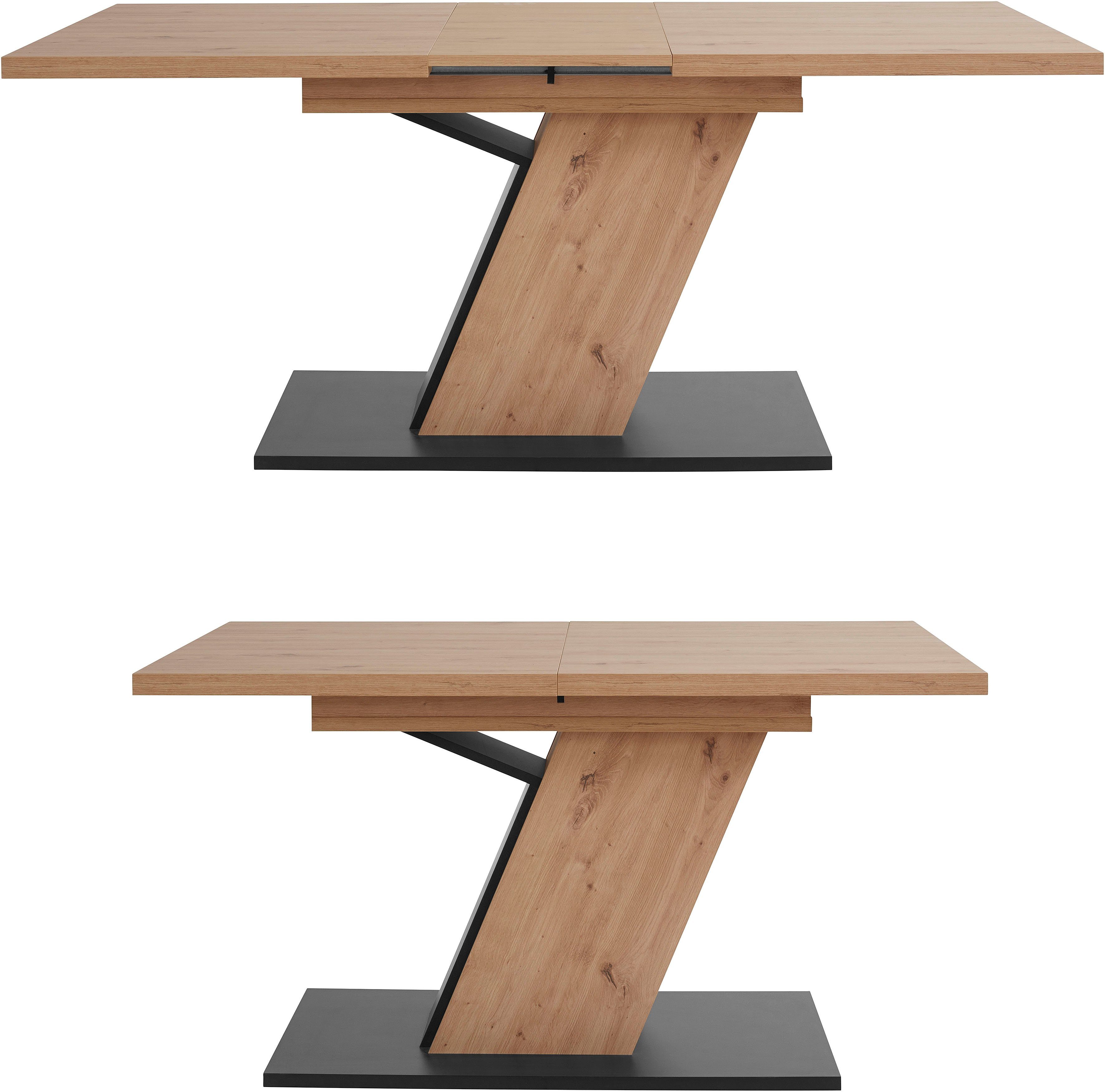 HELA Säulen-Esstisch Gesa, ausziehbar 140-180 cm