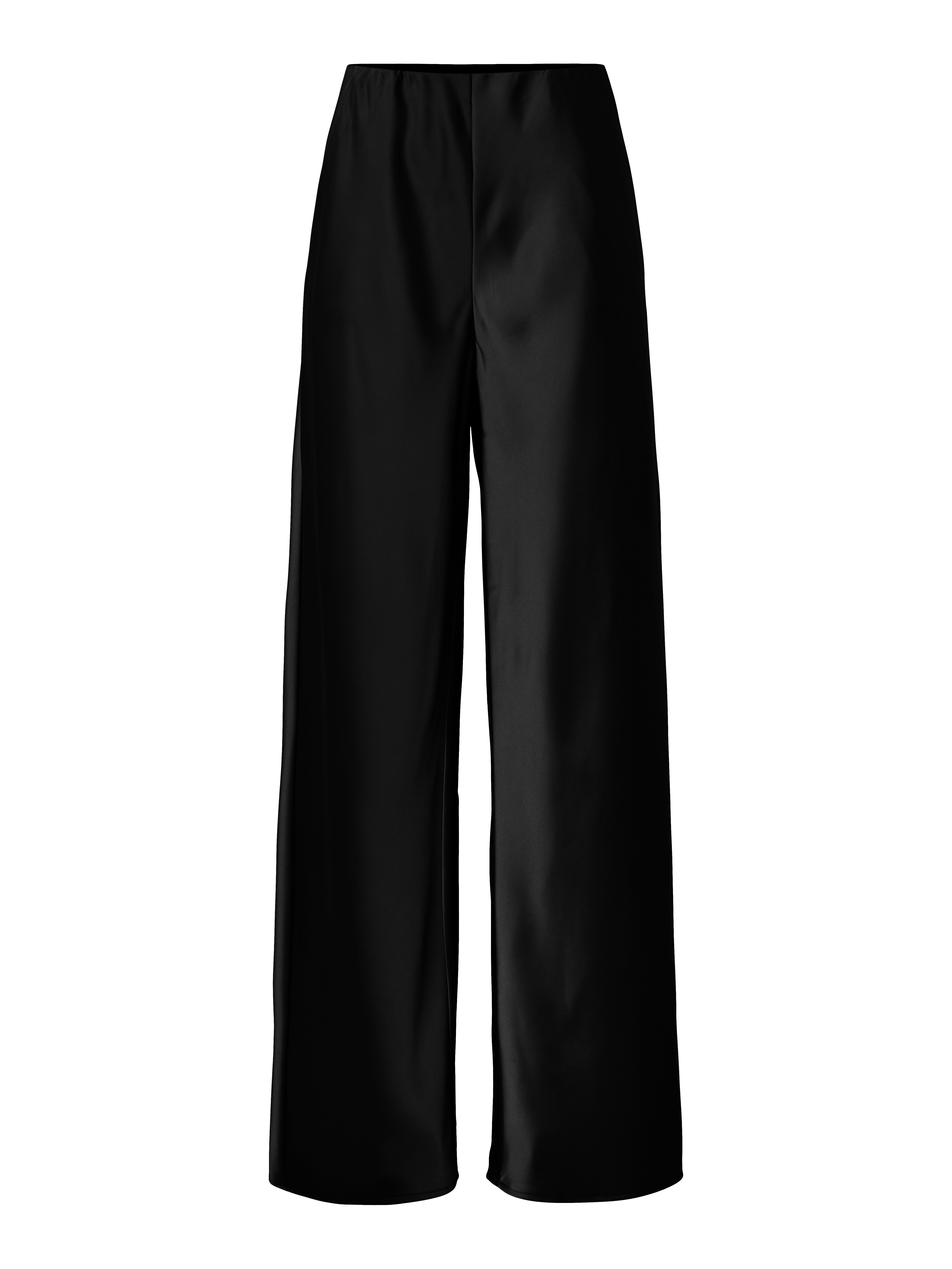 Y.A.S Anzughose YASPELLA HW WIDE PANTS S. NOOS mit Stretch, glänzend