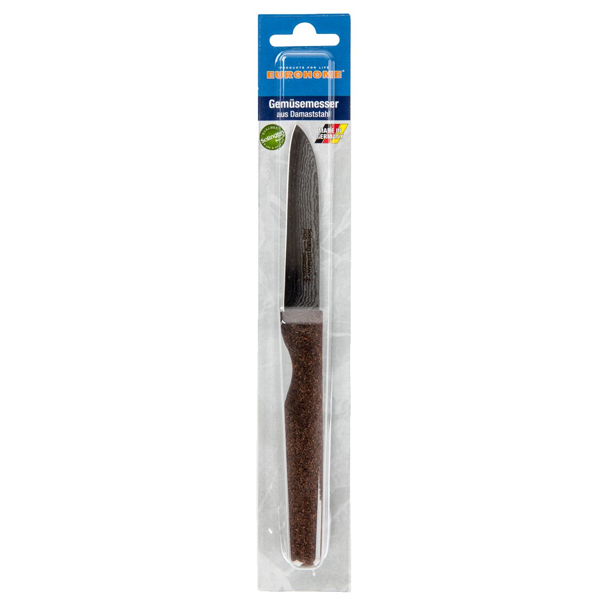 EUROHOME Universalmesser Gemüsemesser aus Damaststahl - sehr scharf und exakt, (1 St., Schälmesser 18 cm lang), Damaststahl Küchenmesser - Gemüsemesser scharf