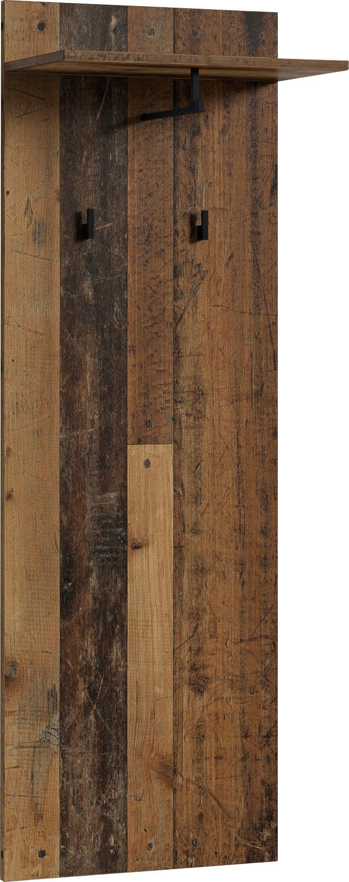Breite mit Old cm Jakob, Ablage, Wood byLIVING Garderobenpaneel 48