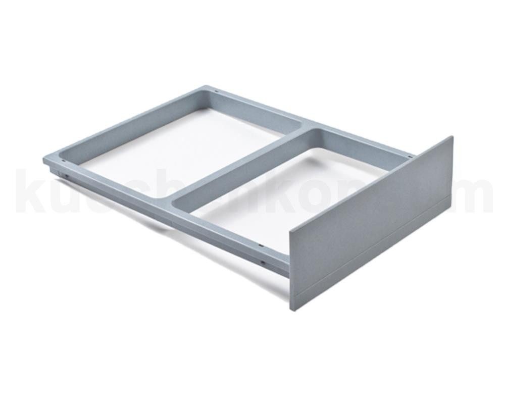 Hailo Einbaumülleimer Hailo Clipsrahmen 1094099 graublau für Raumspar-Tandem und Rondo