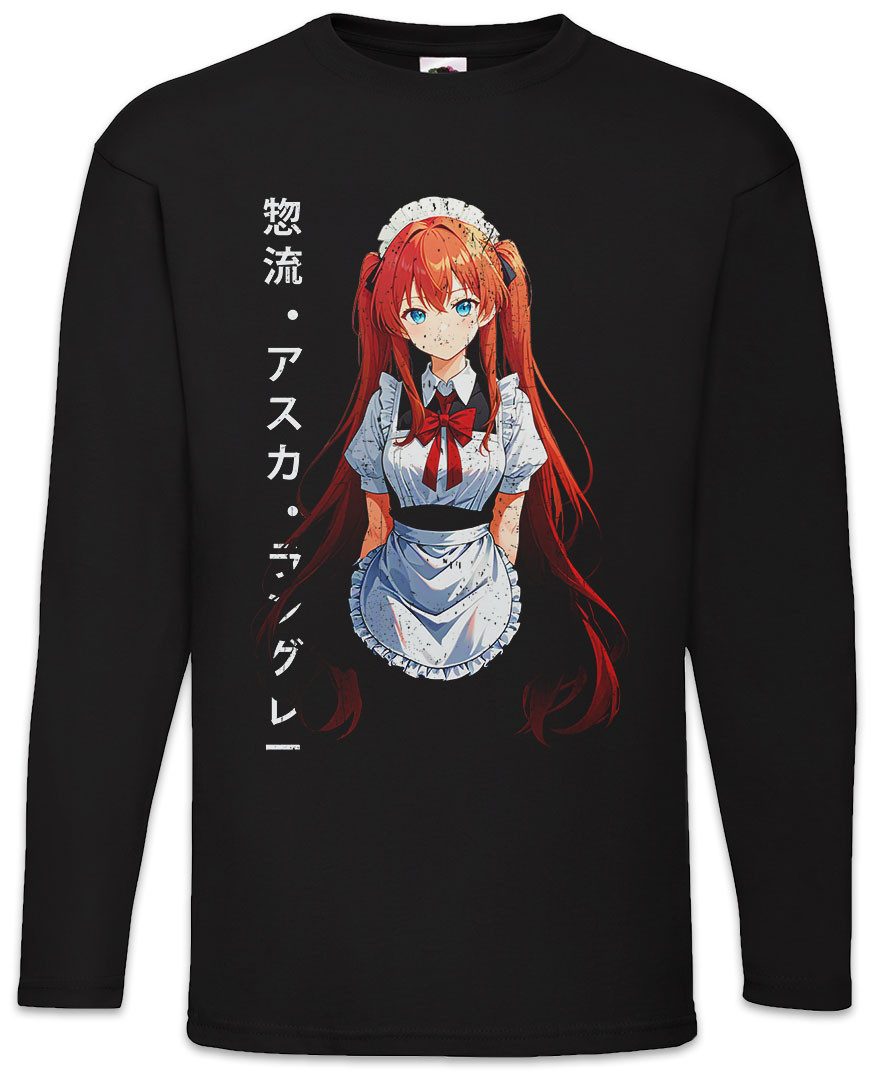 Langarmshirt Neon Schoolgirl Langarm T-Shirt Nerv Genesis Asuka Neon Gendo