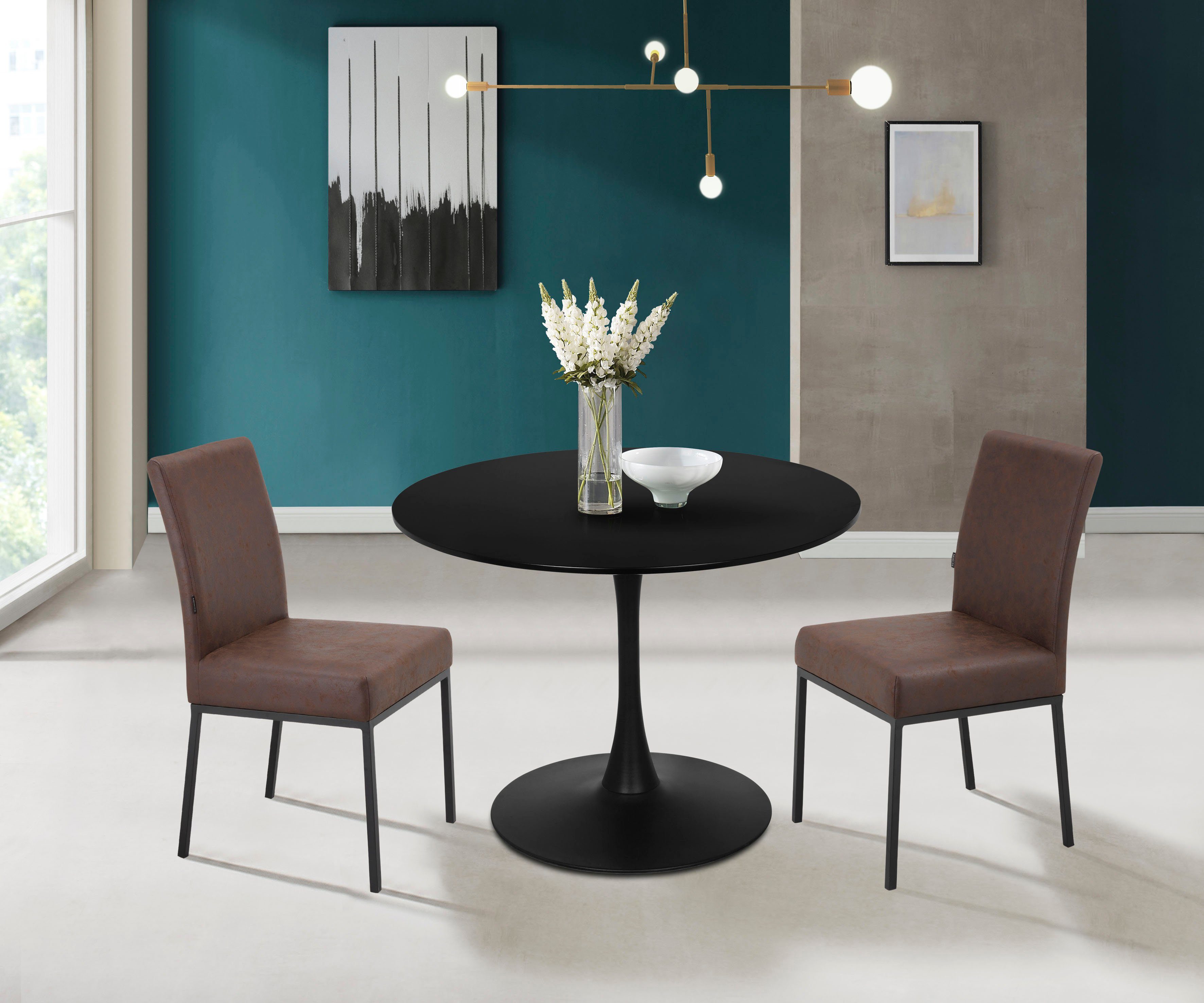 INOSIGN Esstisch Jahwe (1-St), mit Gestell aus Metall, Tischplatte 1,8 ...