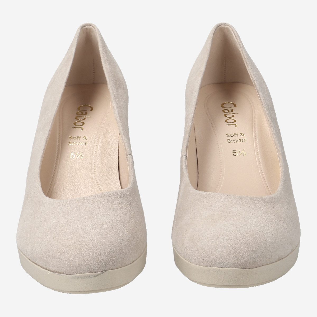Gabor Gabor 1.290, Pumps in Beige-Grau günstig online kaufen