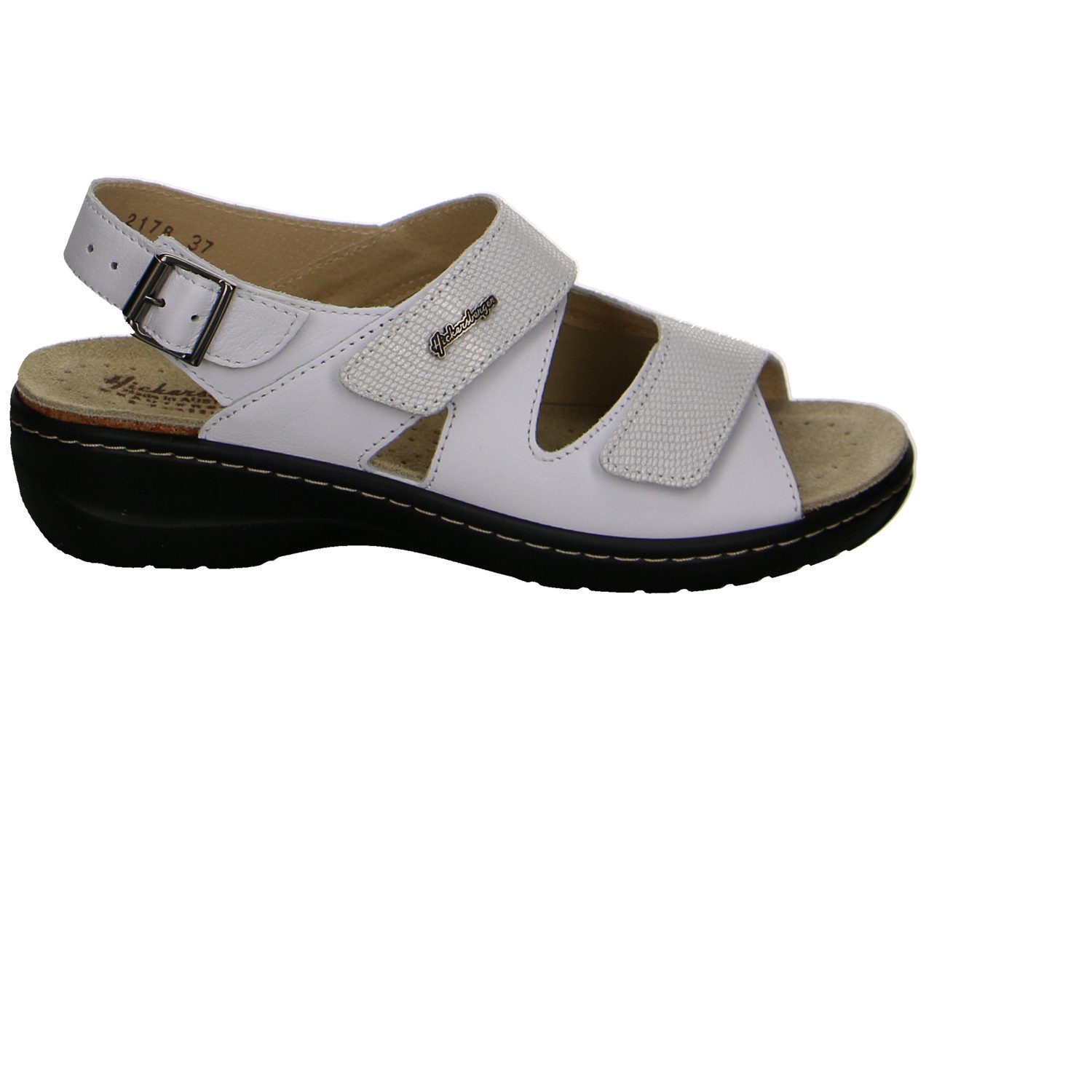 Hickersberger Hickersberger Milano Leder Comfort Sandale weiss Trekkingsandale