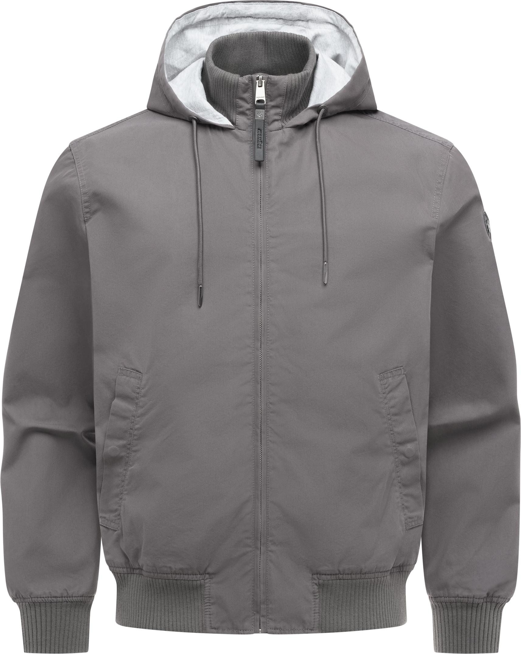 Ragwear Outdoorjacke Crusien Hood YOUMODO Leichte Übergangsjacke mit Kapuze