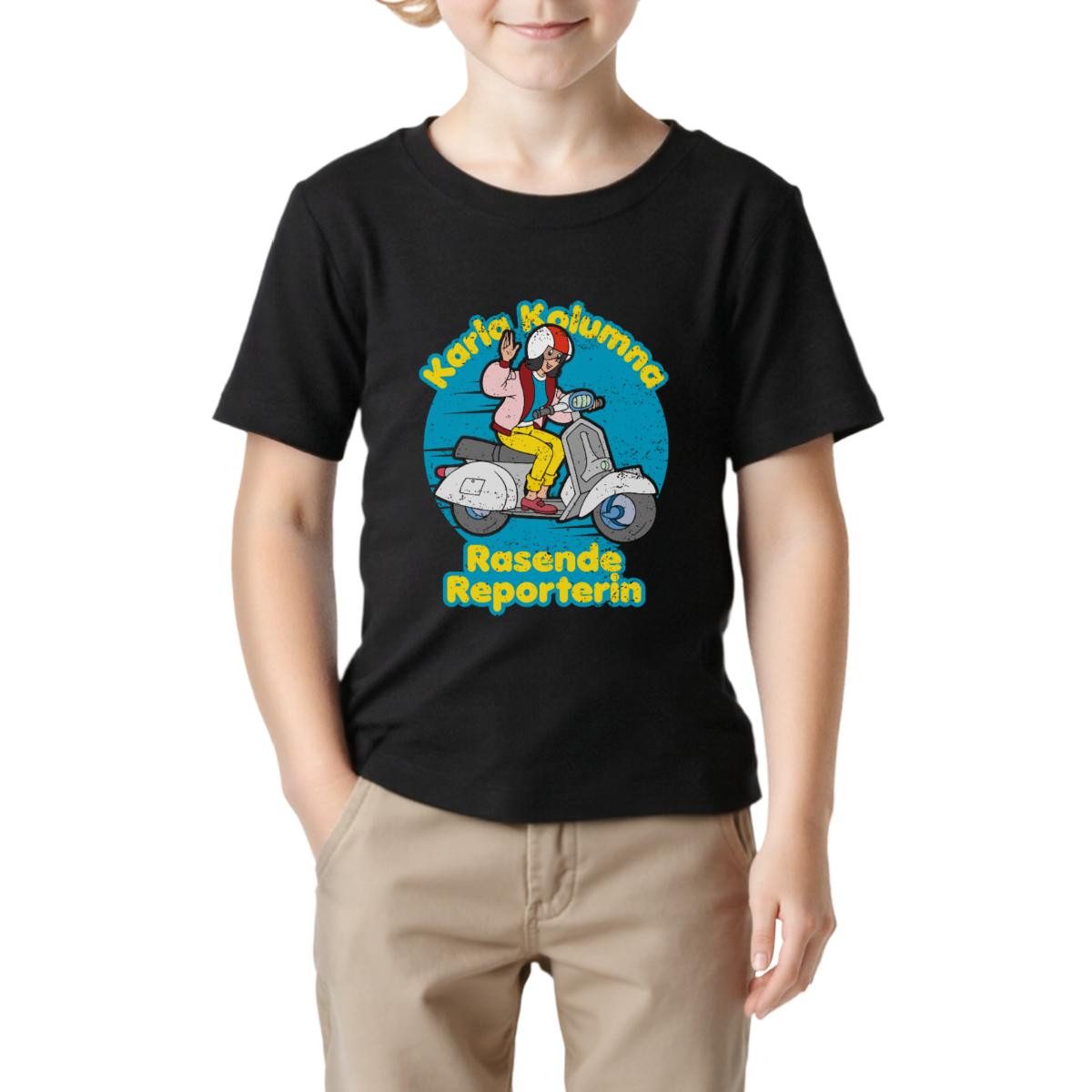 Spreadshirt T-Shirt Karla Kolumna Rasende Reporterin Kinder Basic T-Shirt (1-tlg)