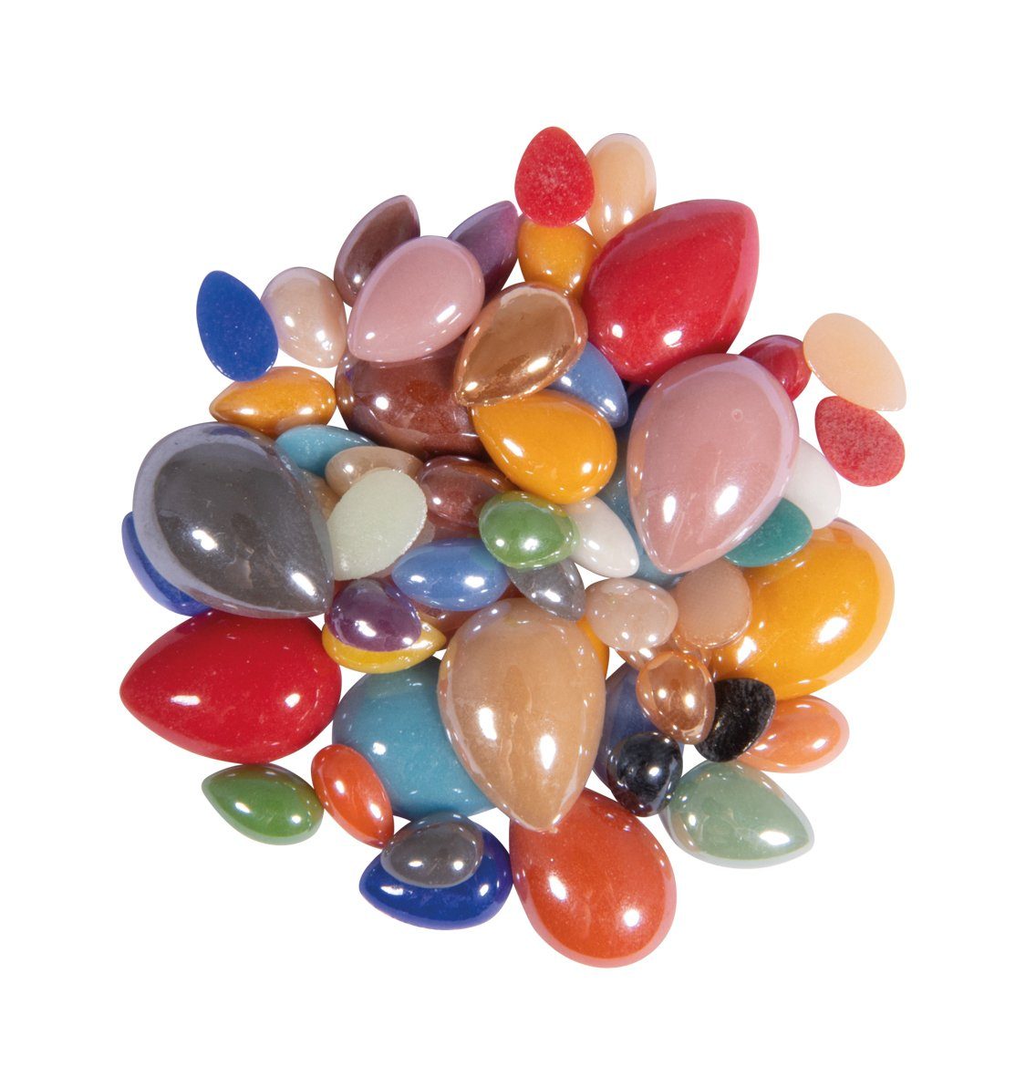 Rayher Dekoobjekt Glas-Mosaiksteine Diamond, Bunter Mix 180 g