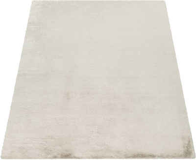 Teppich »Soft 380«, Paco Home, rechteckig, Höhe 12 mm, Kuschelteppich - besonders weich, Uni-Farben, ideal im Wohnzimmer & Schlafzimmer