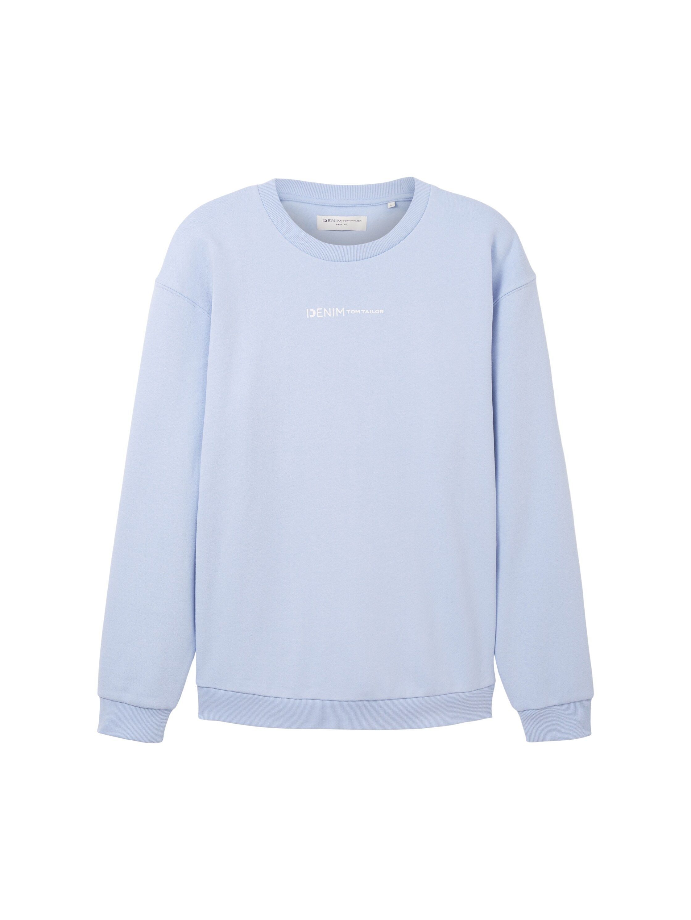 TOM TAILOR Denim Sweatshirt Print Sweatshirt günstig online kaufen