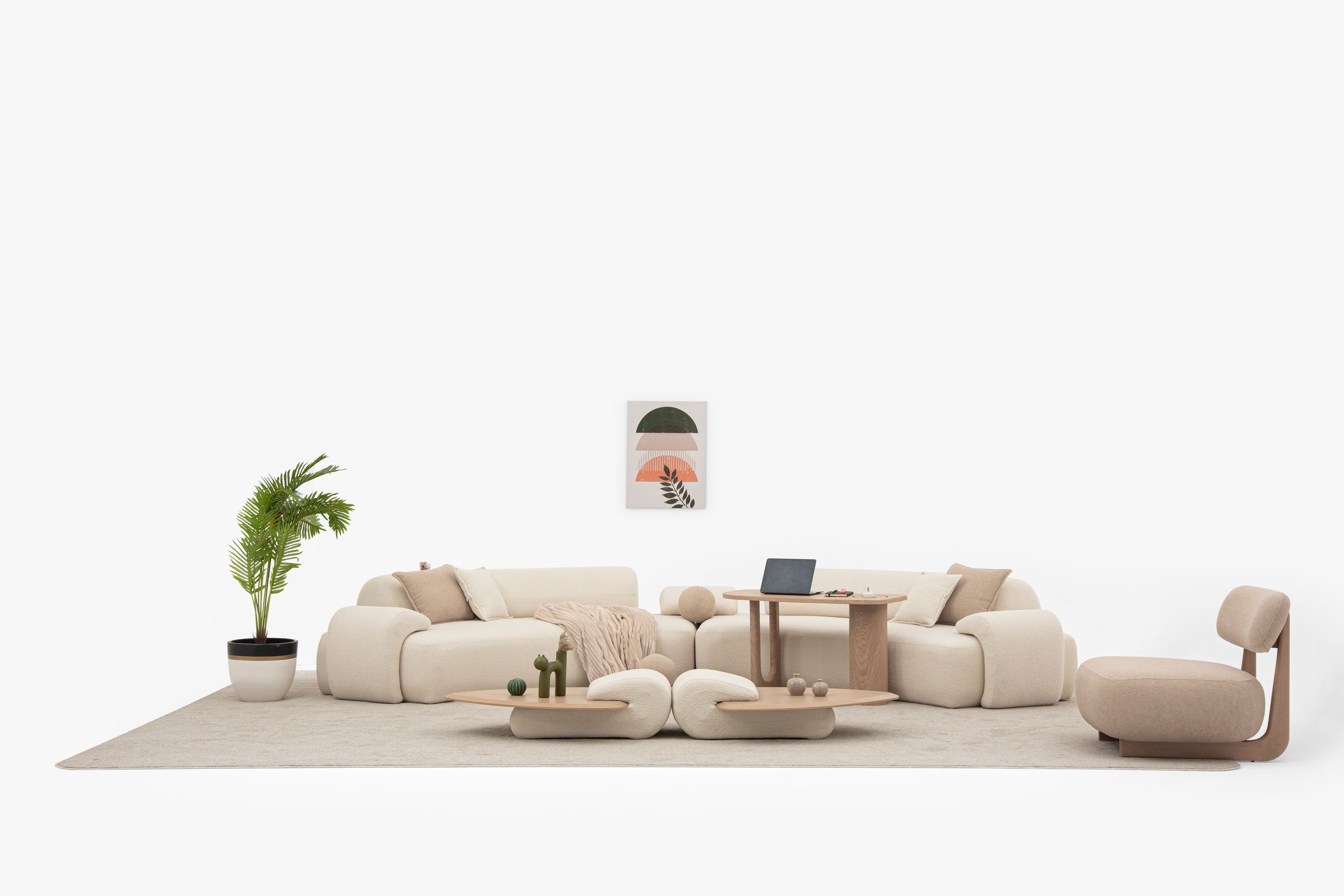 Nobelaa Ecksofa Ecksofa "Olympia" + Sessel