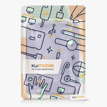 kwmobile E-Reader-Hülle Hülle für Amazon Kindle Paperwhite 11. Generation 2021, Nubukleder-Optik - Kunstleder eReader Schutzhülle - Flip Cover Case