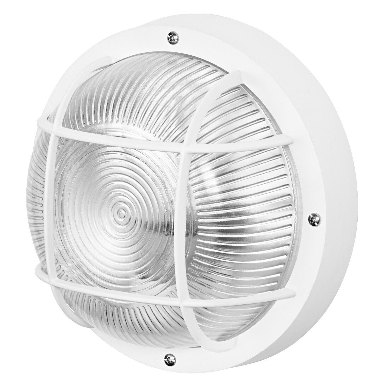 Osram Wandleuchte Osram LED Wandleuchte Bulkhead Essential Round E27, Ohne Leuchtmittel, Nicht dimmbar ohne Bewegungsmelder