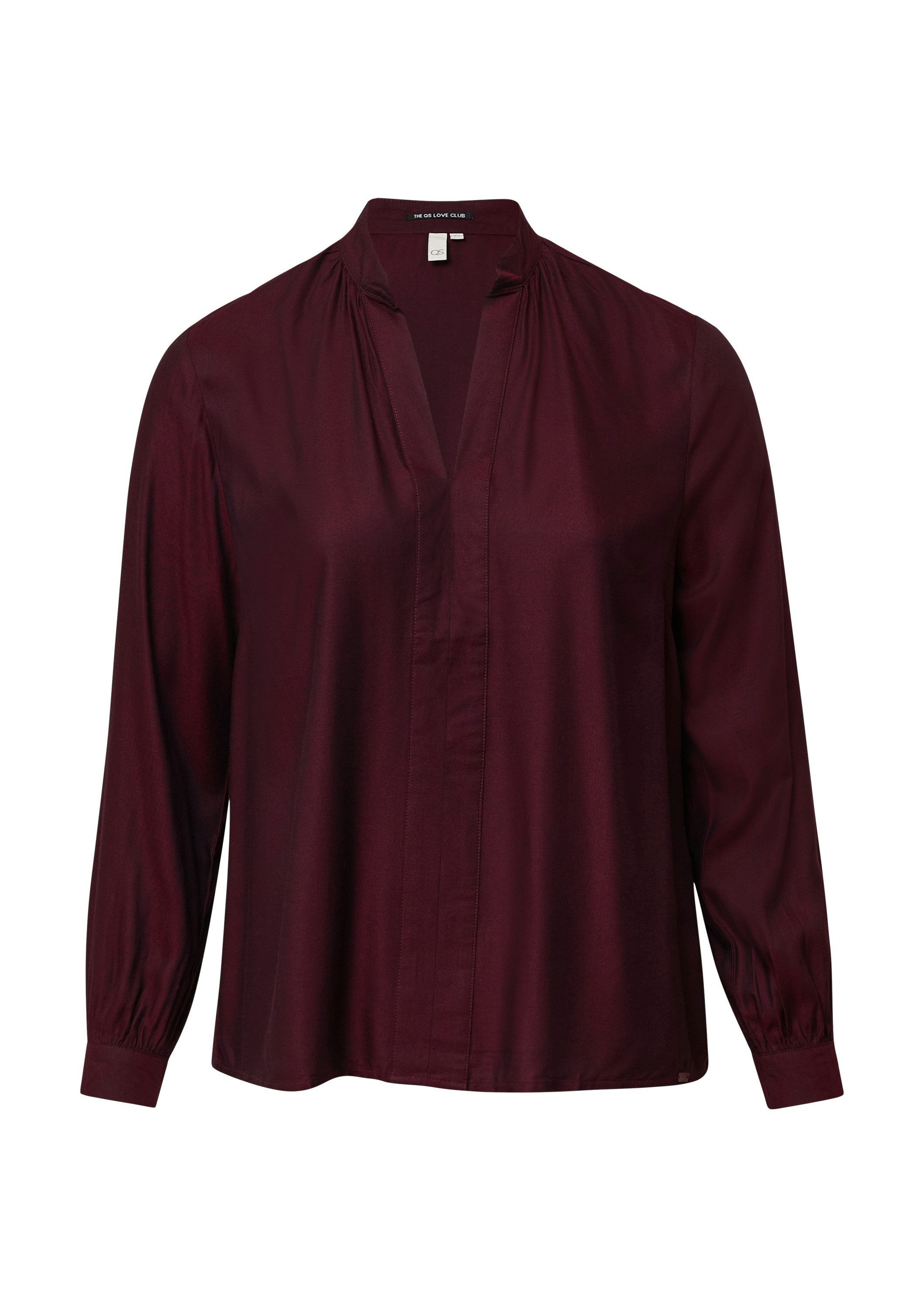 QS Langarmbluse Bluse Weiche Tunikabluse günstig online kaufen