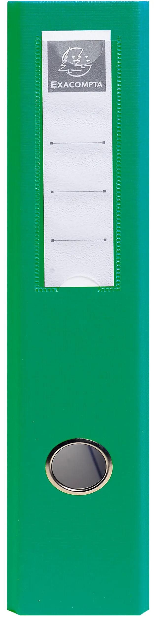 Thumbnail - EXACOMPTA Ringbuchmappe 10x Ringbuch Karton 4Ring 50mm Rücken 70mm 32x29cm A4 Maxi Grün 51743E, Karton Ringbücher