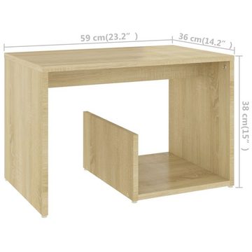 furnicato Beistelltisch Sonoma-Eiche 59x36x38 cm Holzwerkstoff