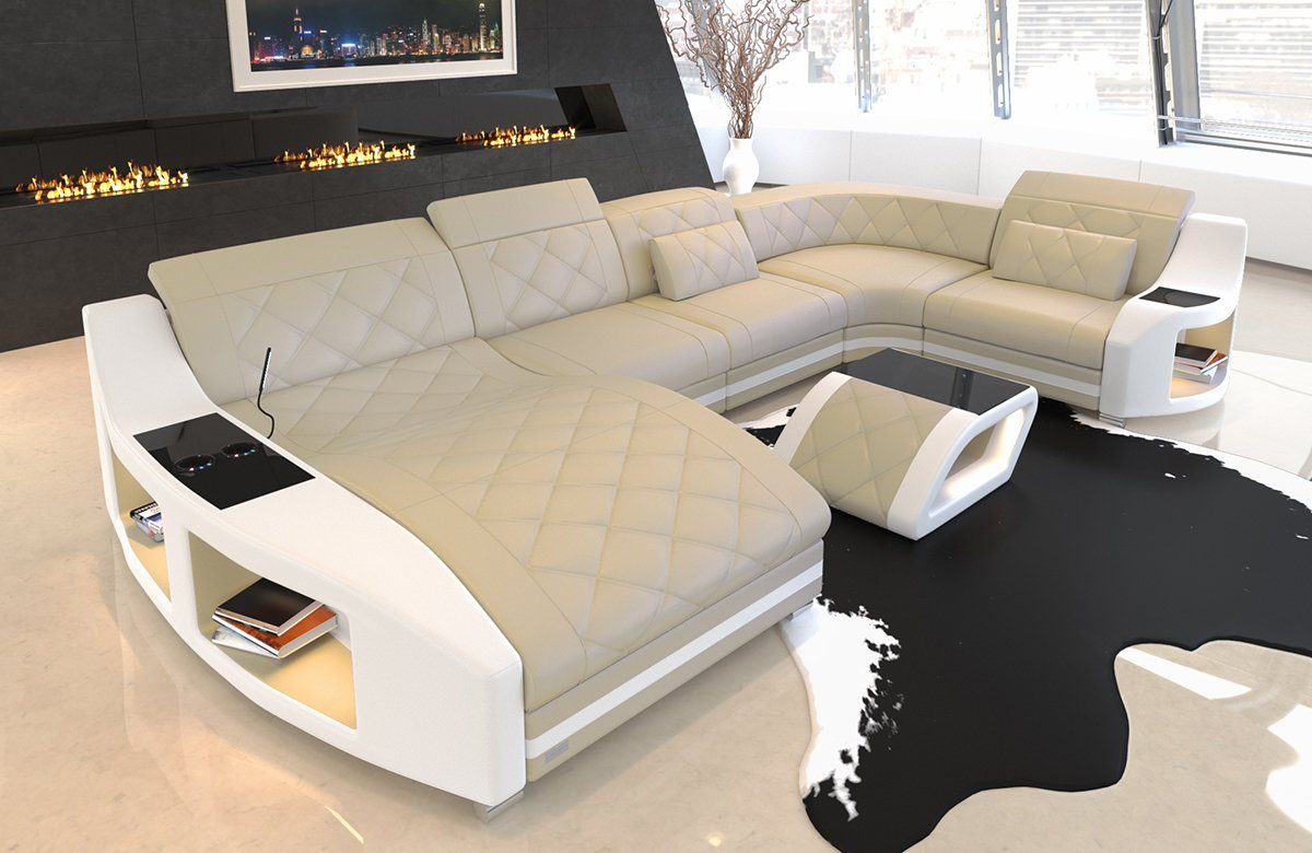 Sofa Dreams Wohnlandschaft Sofa Leder Swing günstig online kaufen