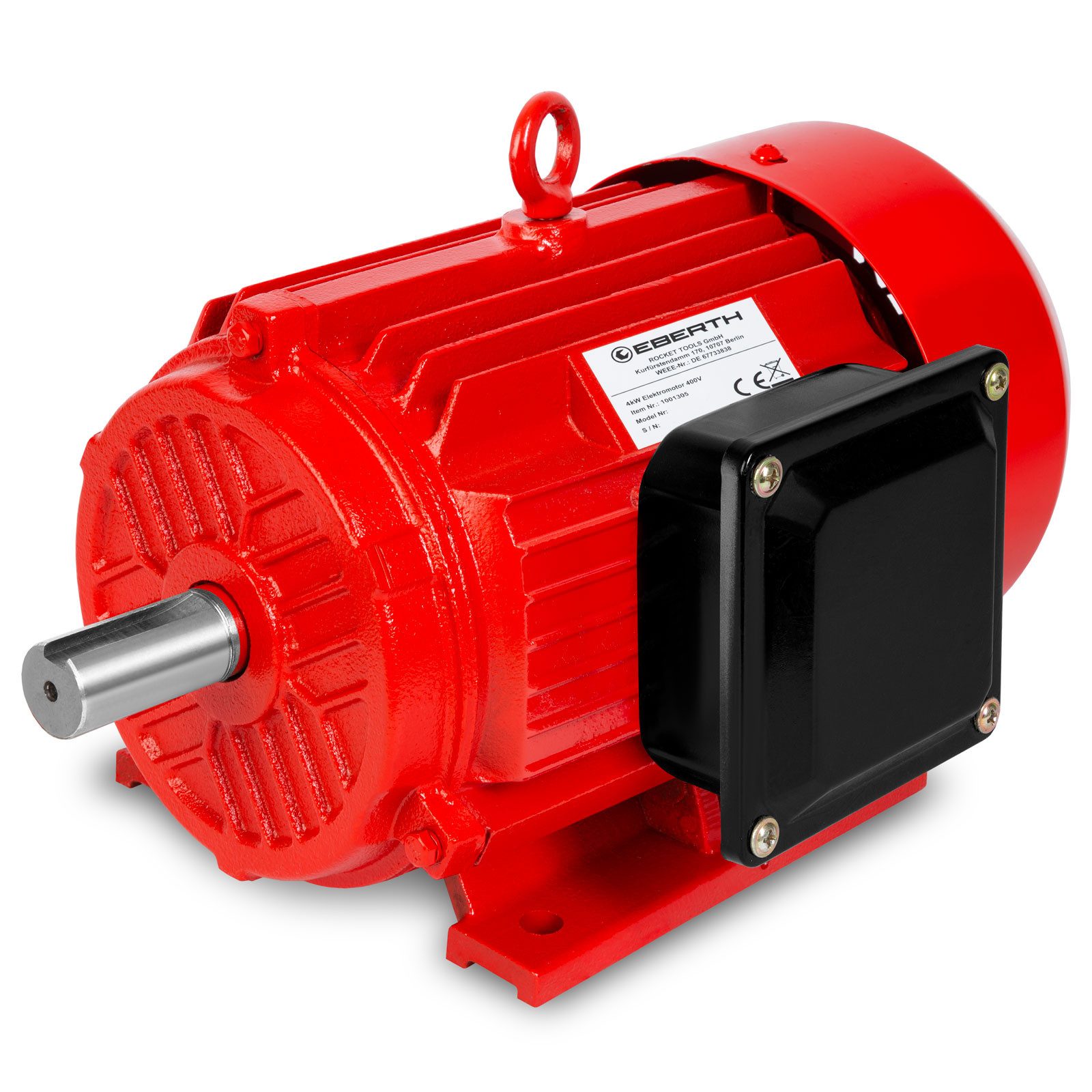Rollladenmotor Elektromotor 400V mit 4 kW Leistung, Drehstrommotor aus Aluminium