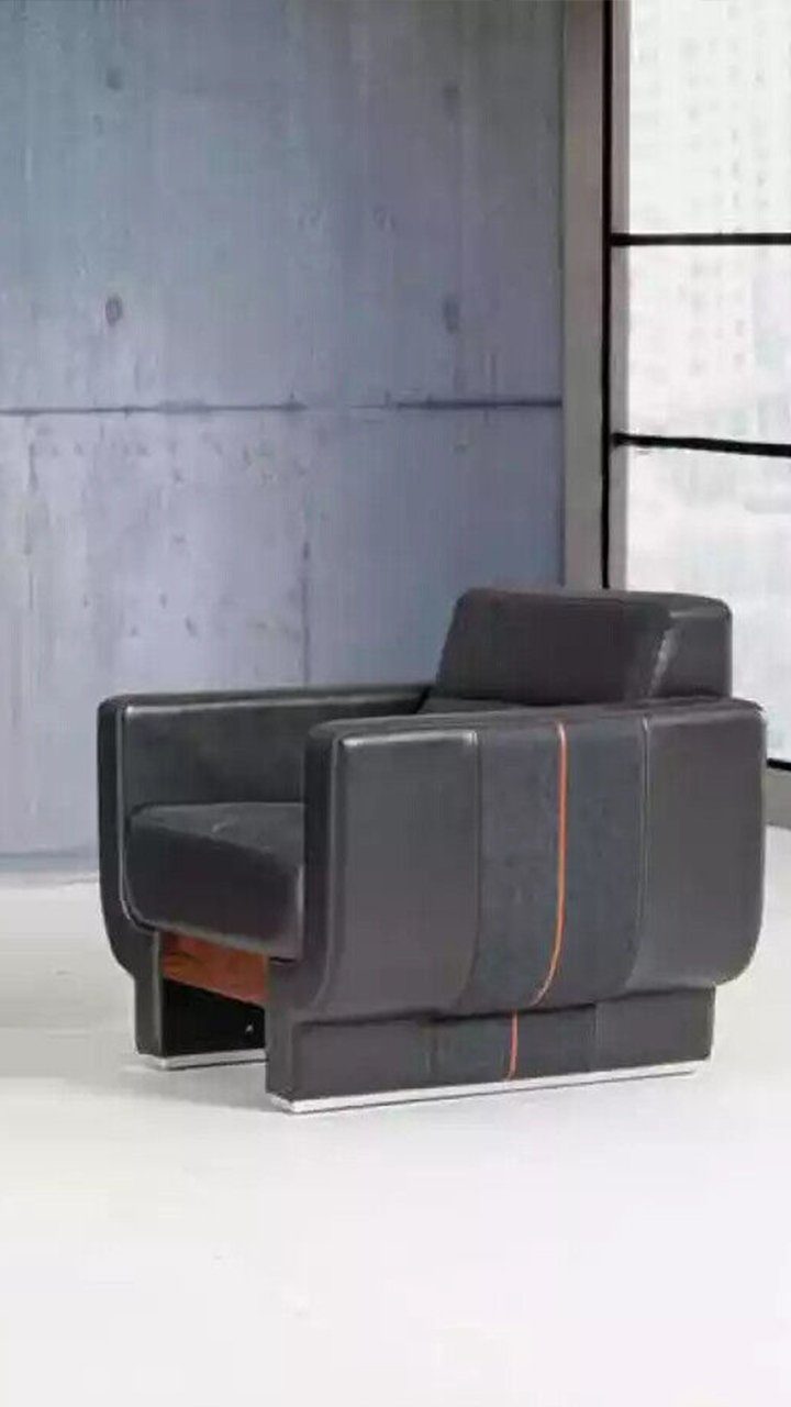 Made Arbeitszimmer Set Dreisitzer Sofa Luxus in Moderne Komplettes JVmoebel Europe Büromöbel Sessel,
