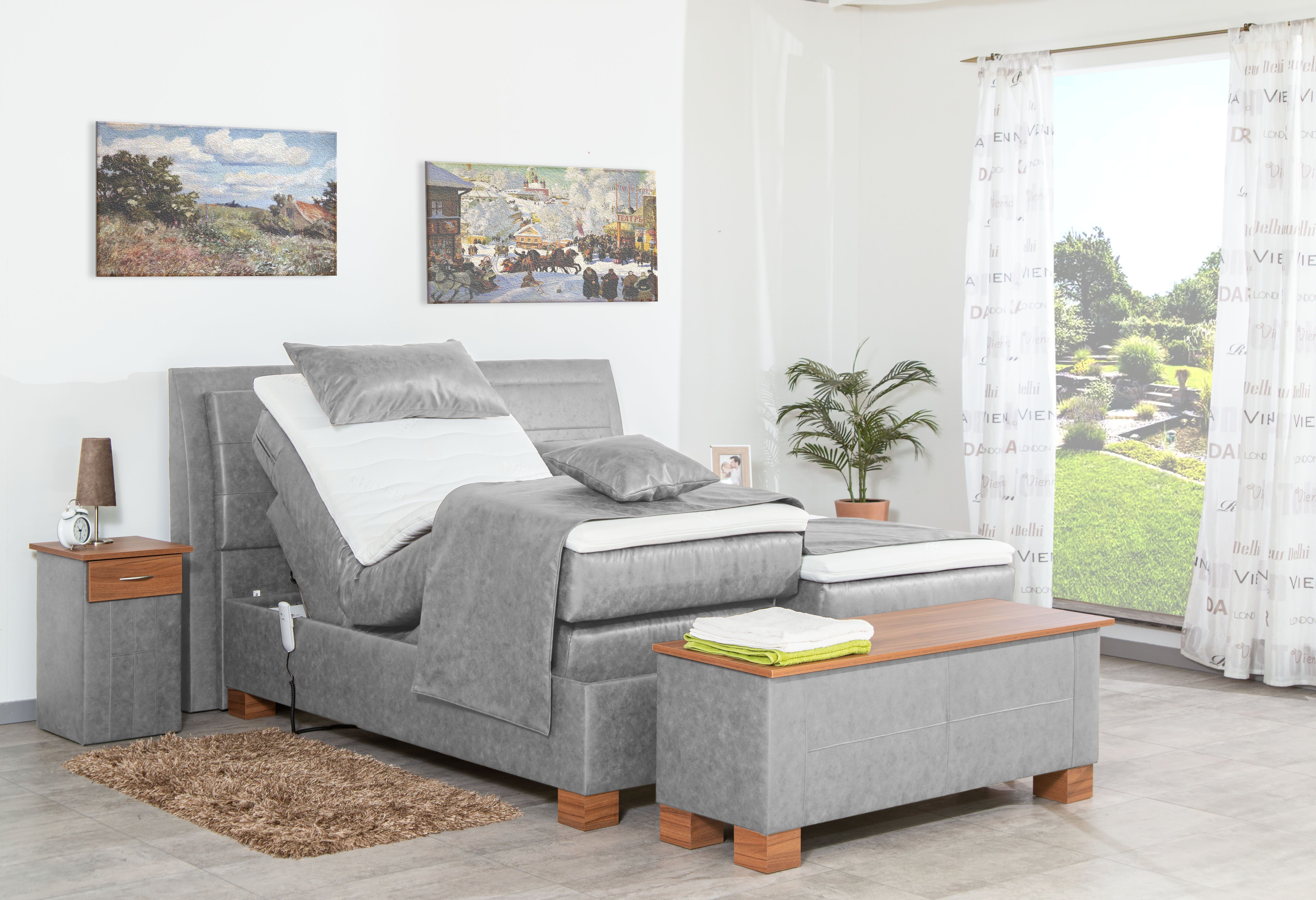 Meisterbetten Boxspringbett Like (mit Motor, 7-Zonen günstig online kaufen