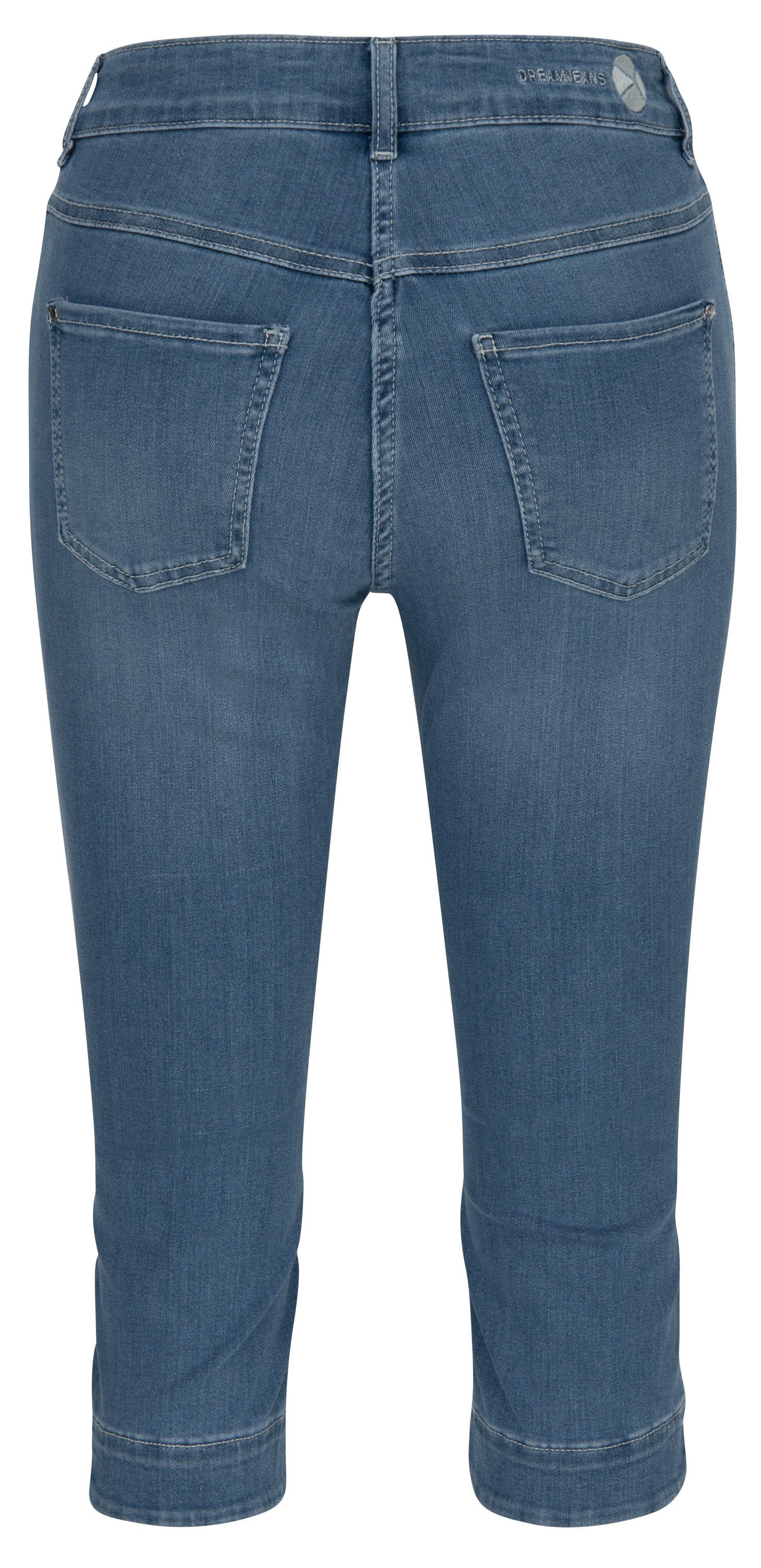 MAC Stretch-Jeans MAC DREAM CAPRI wash 5469-90-0355-D422 blue essential
