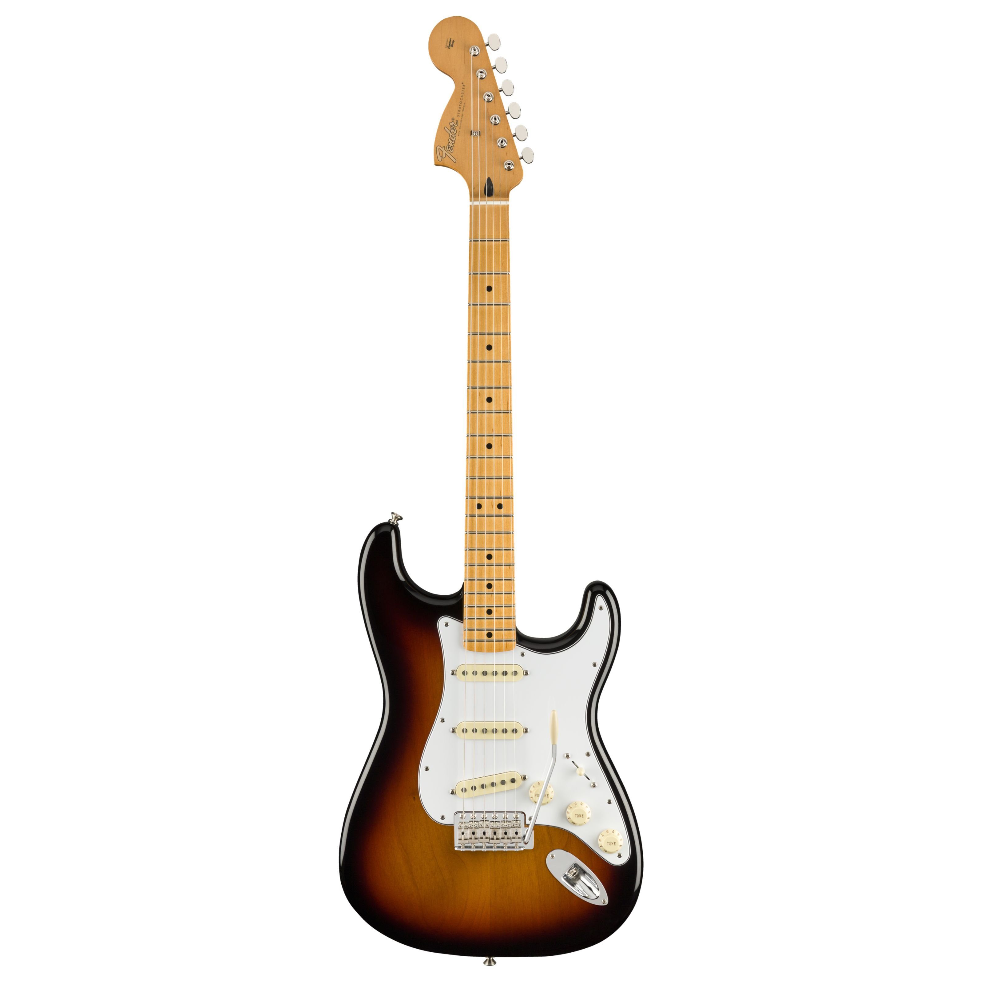 Fender E-Gitarre, E-Gitarren, Signature-Modelle, Jimi Hendrix Stratocaster 3-Color Sunburst - E-Gitarre