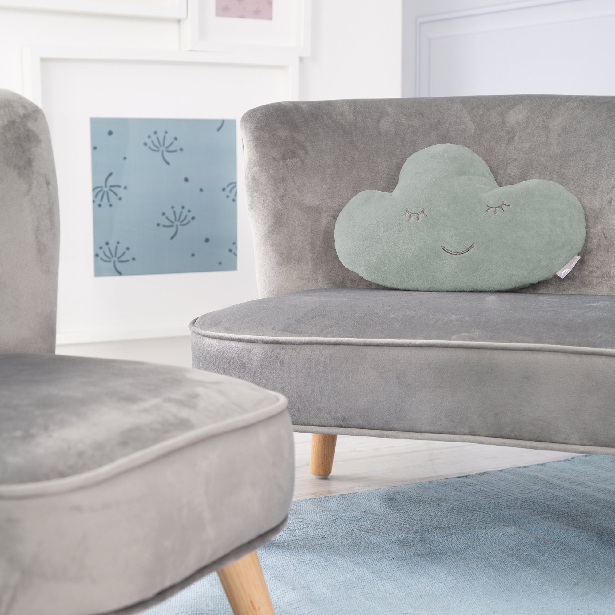 roba® Babykissen Lil Cuties, Wolke – Bild 4 von 5
