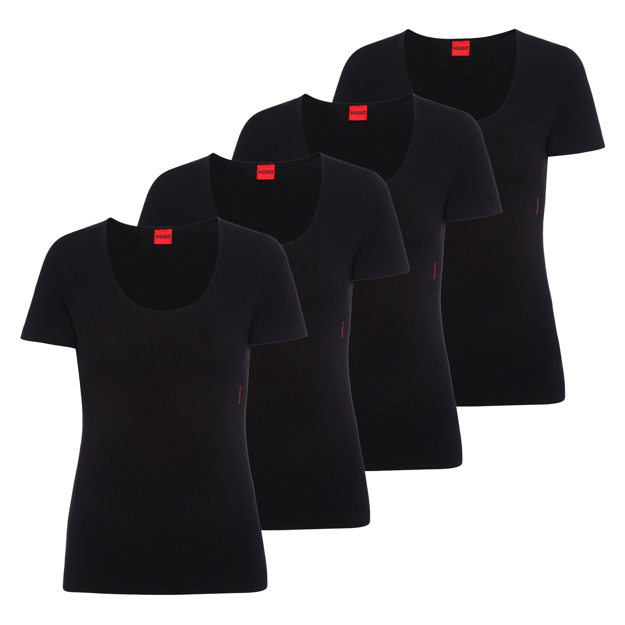 HUGO T-Shirt Damen T-Shirt 4er Pack günstig online kaufen
