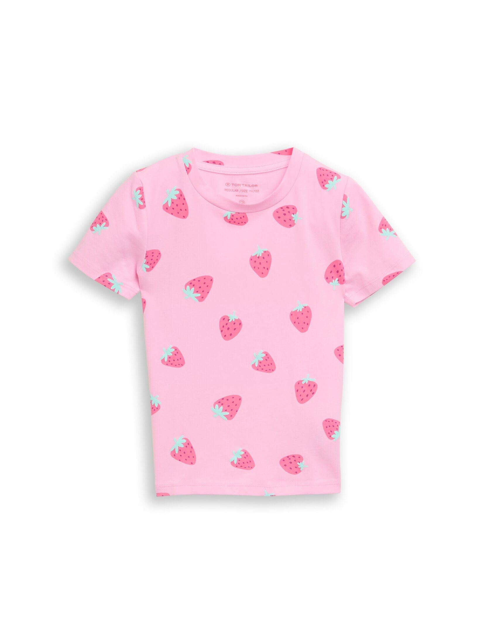 big pink strawberry print