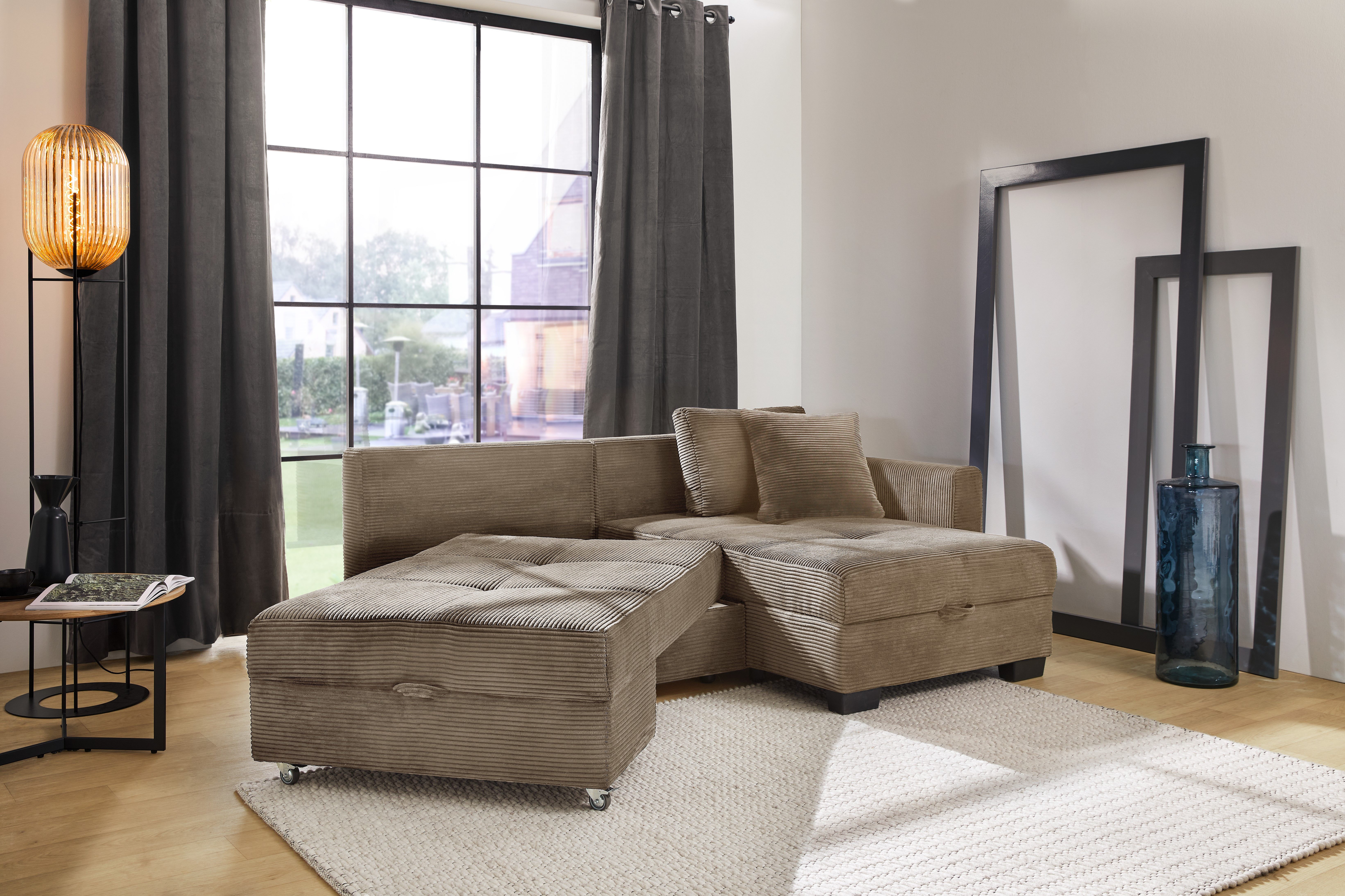 Jockenhöfer Gruppe Ecksofa Fantasy L-Form, B: 247 cm, Dreh-Schwenk-Ottomane günstig online kaufen