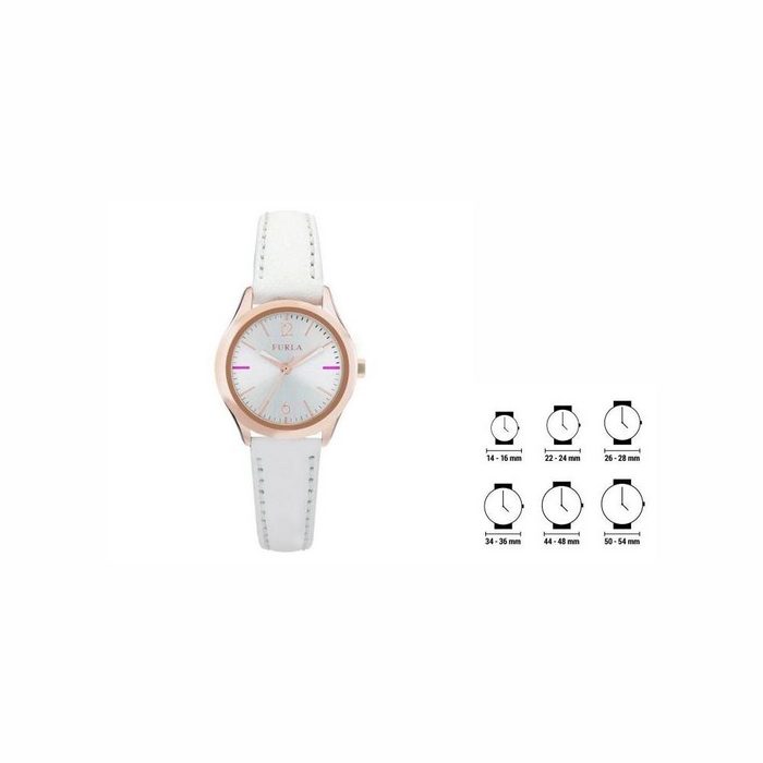 Furla Quarzuhr Armbanduhr Damen Leder Uhr Furla R4251101505 25 mm Quarzuhr Armbanduhr