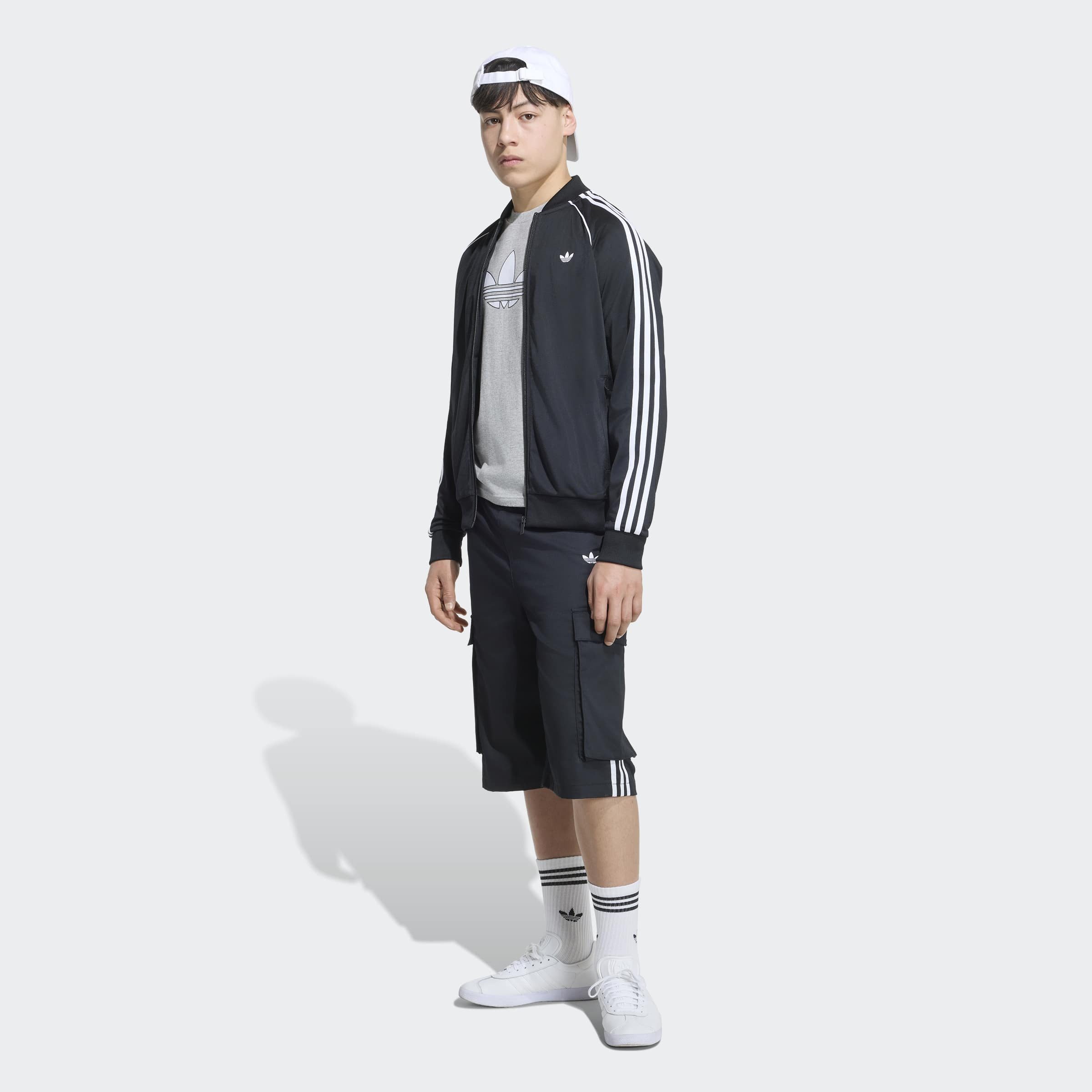 adidas Originals Trainingsjacke SST, LOCKER GESCHNITTEN für Kinder, mit Reißverschluss, aus Polyester – Bild 5 von 5