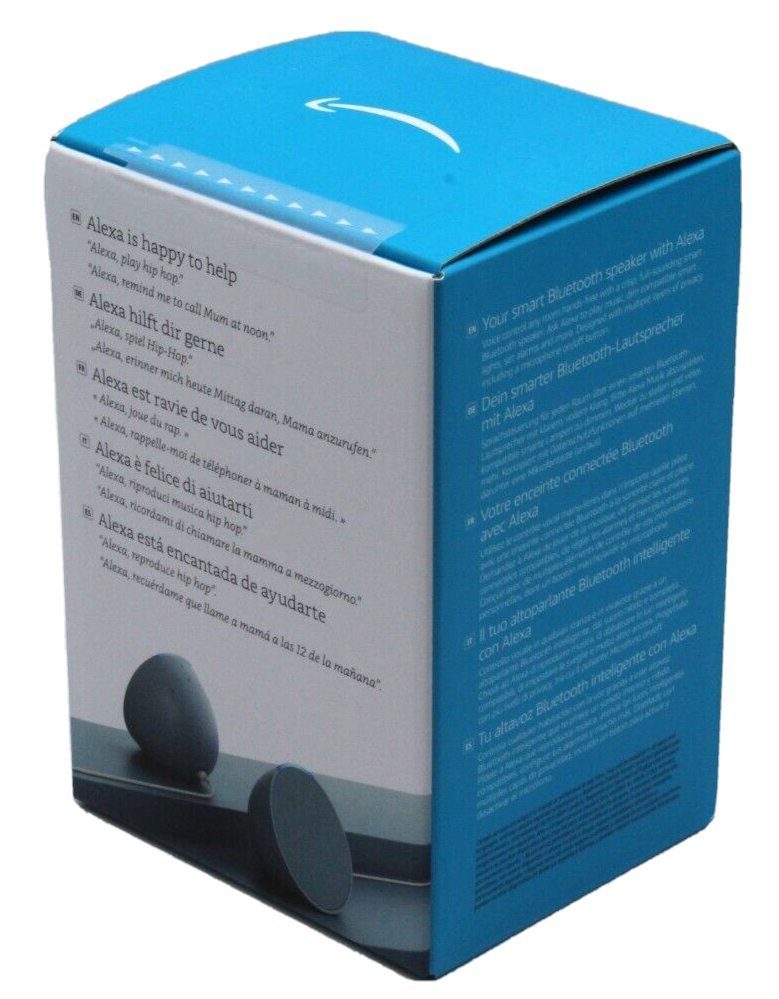 Amazon Echo Pop Smarter (WiFi), Energiesparmodus) (WLAN 15 Blaugrün Smart Bluetooth, Bluetooth 2023 Sprachsteuerung, Lautsprecher WLAN mit Klang, Speaker & voller Kompakter W, Alexa