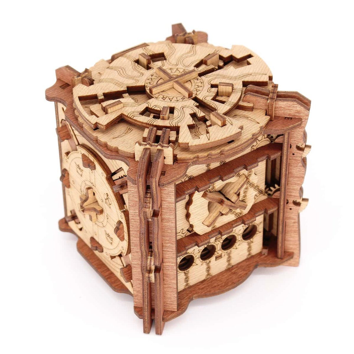 iDventure Spiel Cluebox - Escape Room in einer Box: Das Geheimnis von Camelot, Knobelspiel, Holzspiel