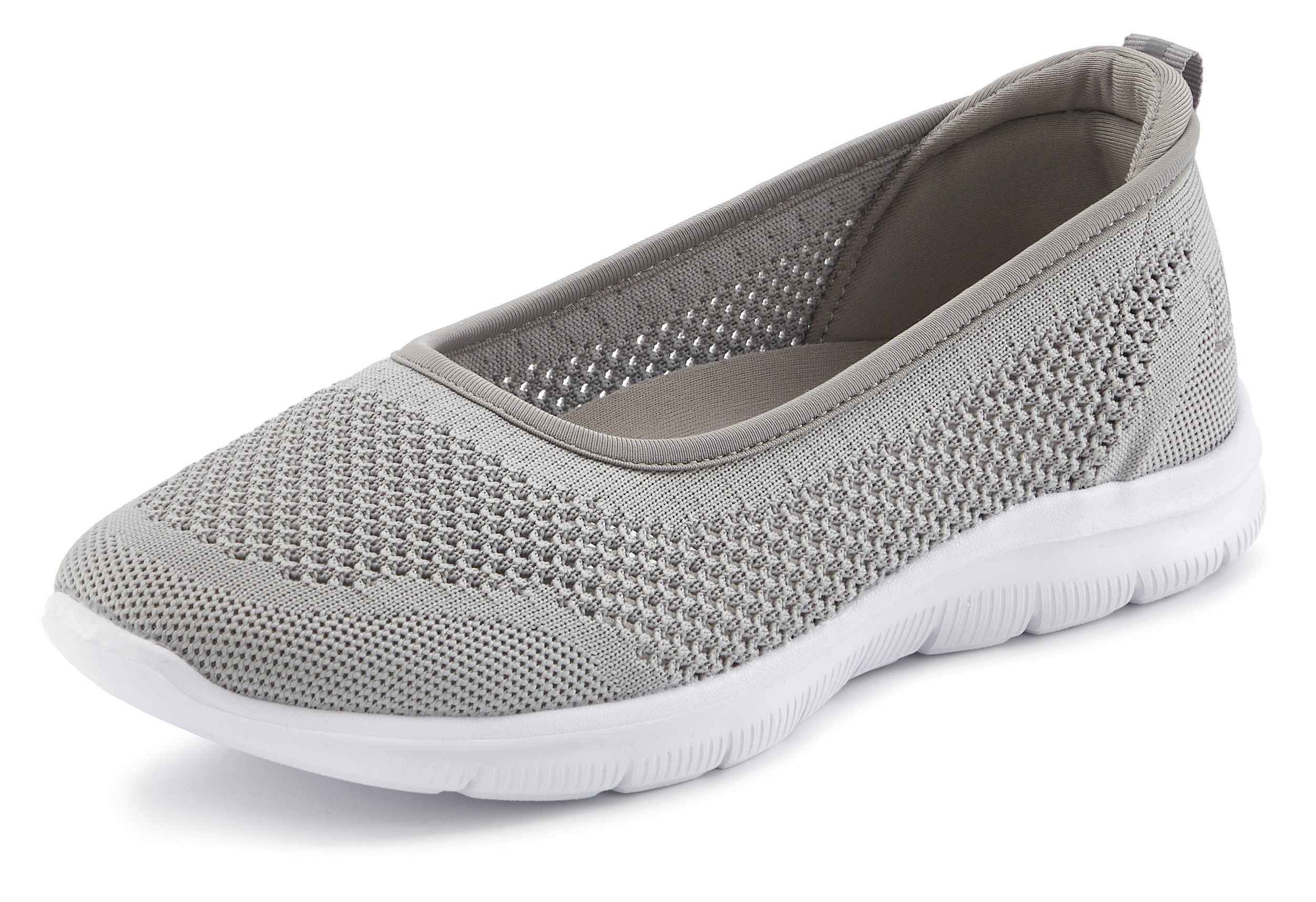 LASCANA Halbschuh, Sneaker Ballerinas Ultraleichter Slipper, ohne Verschlus günstig online kaufen