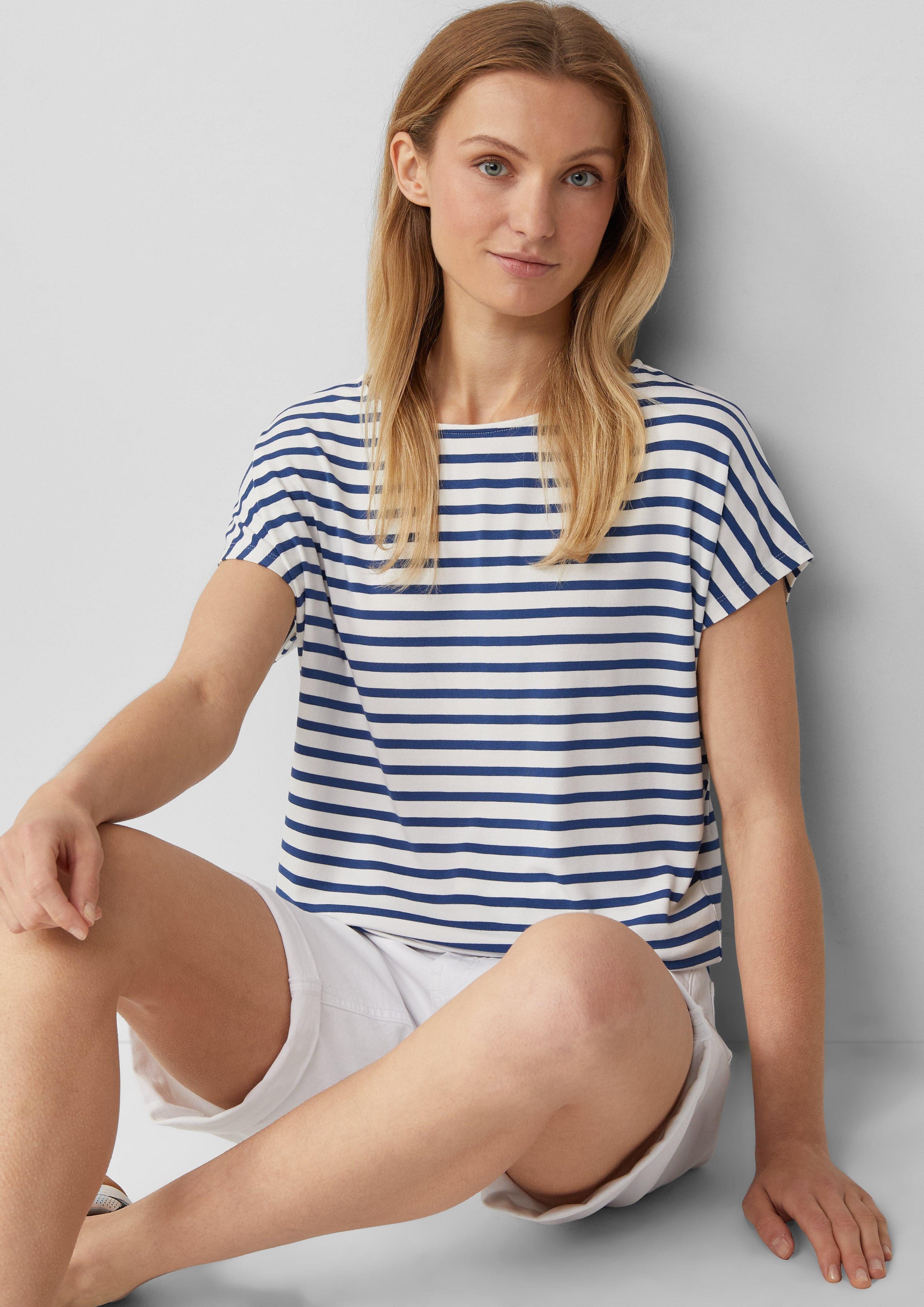s.Oliver Shirttop T-Shirt aus Viskosestretch im günstig online kaufen