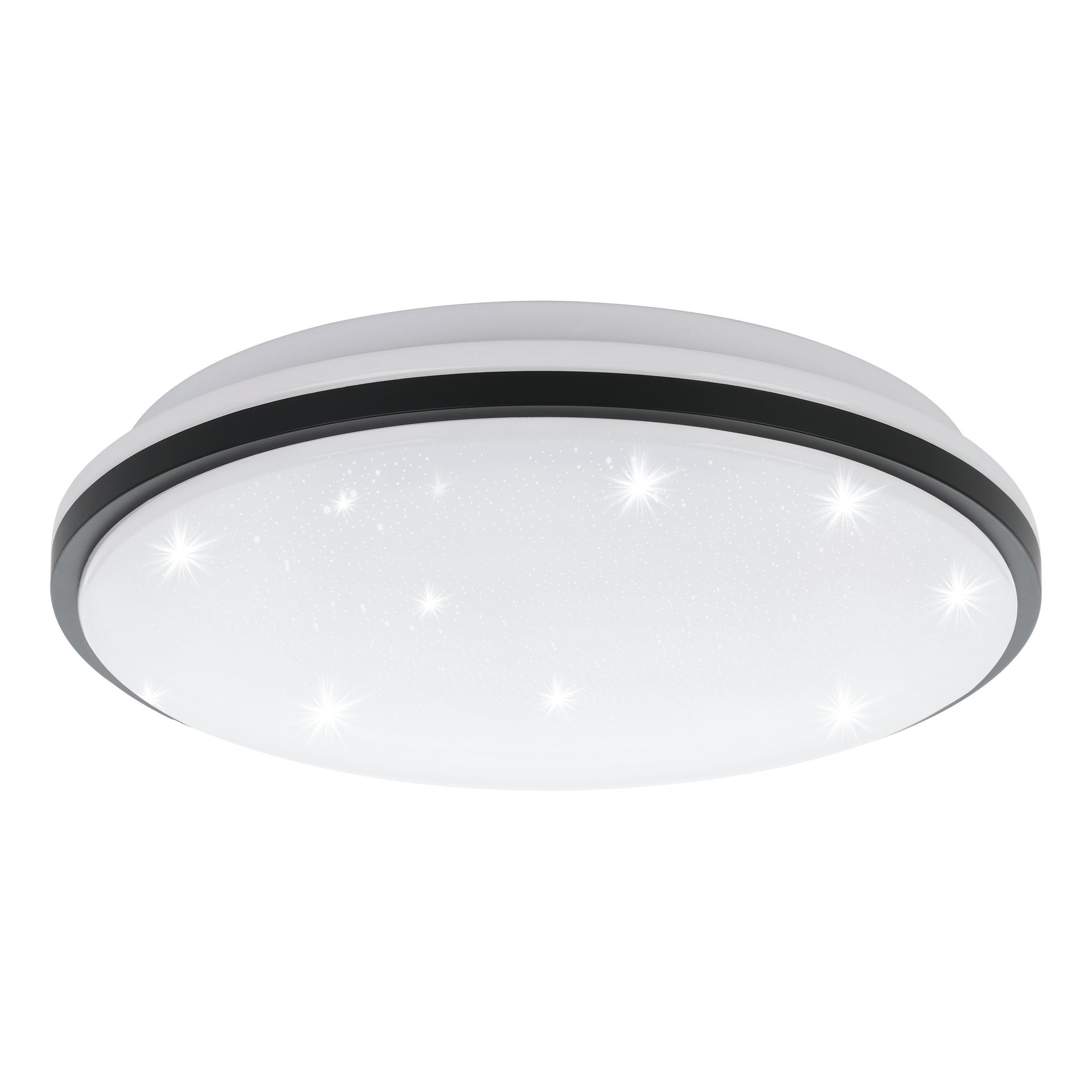 EGLO LED Deckenleuchte Marunella-s, Leuchtmittel inklusive, Ø 34 cm, Deckenleuchte, Küchenlampe Decke, Lampe Sternenhimmel