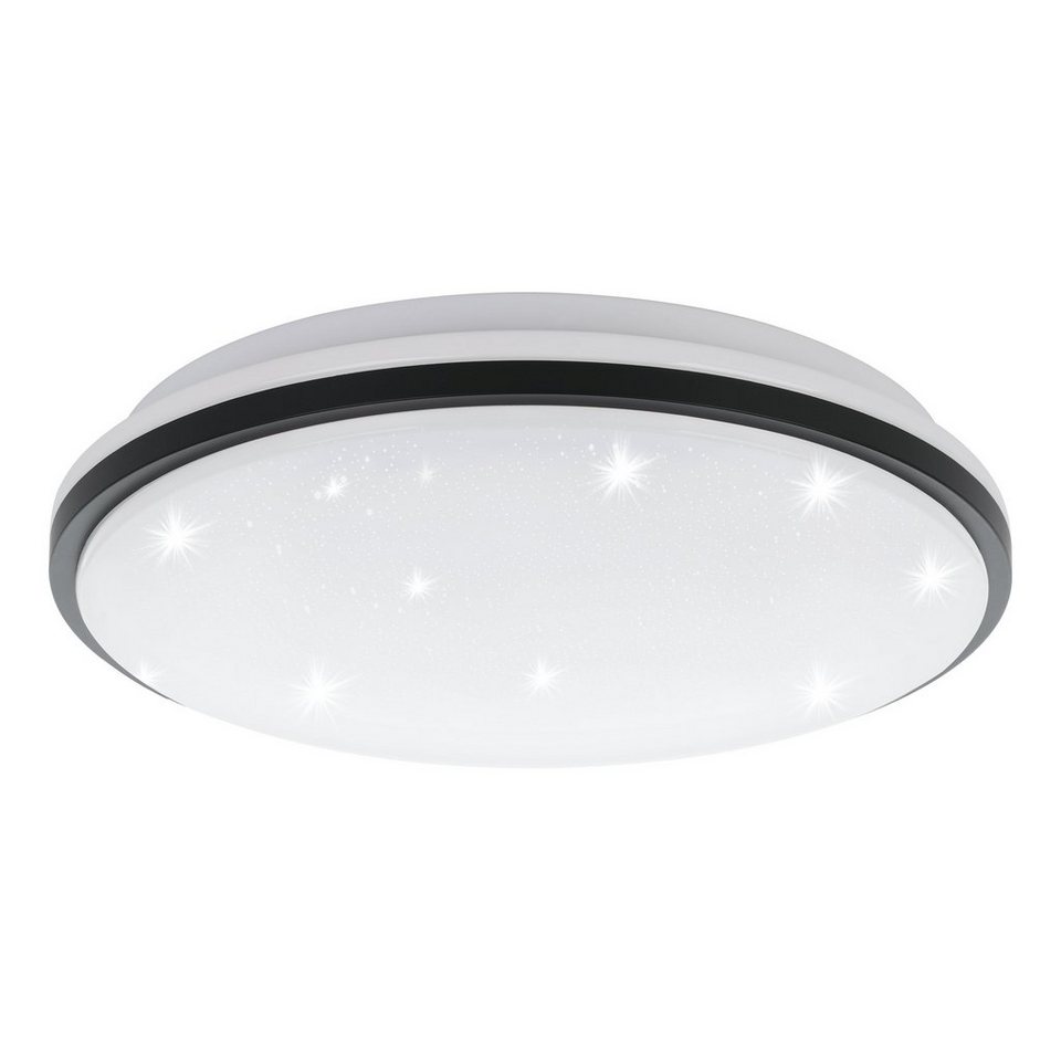 EGLO LED Deckenleuchte Marunella-s, Leuchtmittel inklusive, Ø 34 cm,  Deckenleuchte, Küchenlampe Decke, Lampe Sternenhimmel