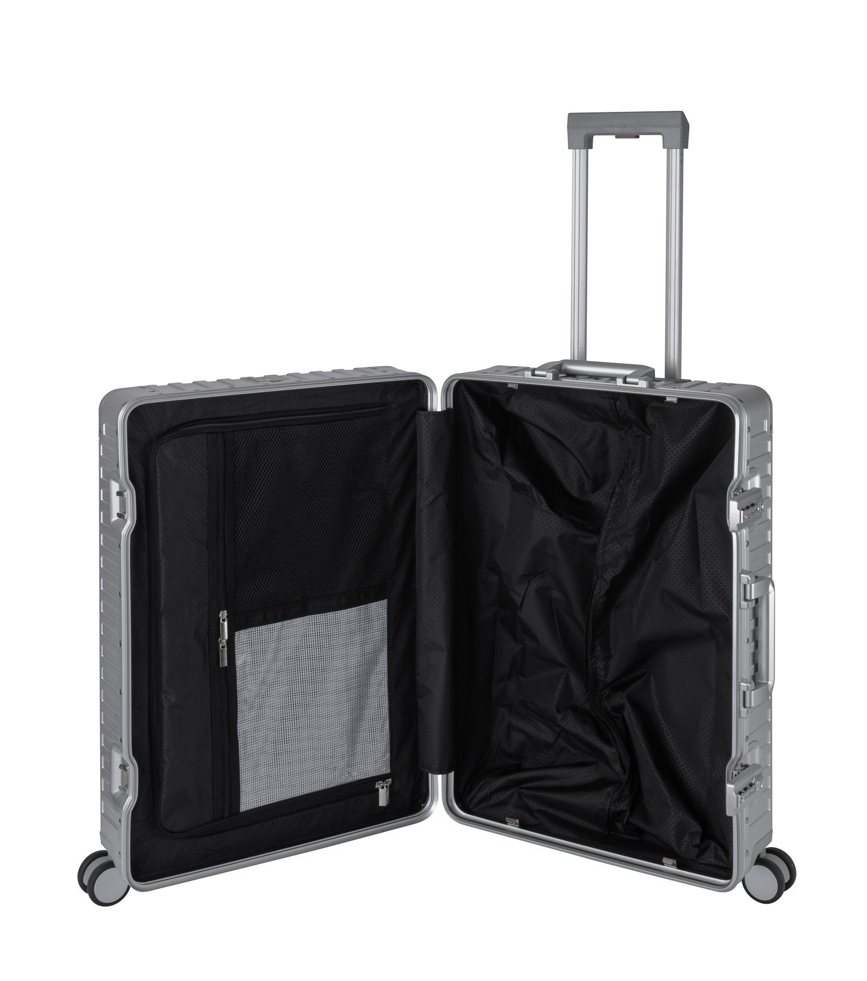 Travelhouse Hartschalen-Trolley Tokyo, 4 Rollen, 100% aus Aluminium gefertigt.