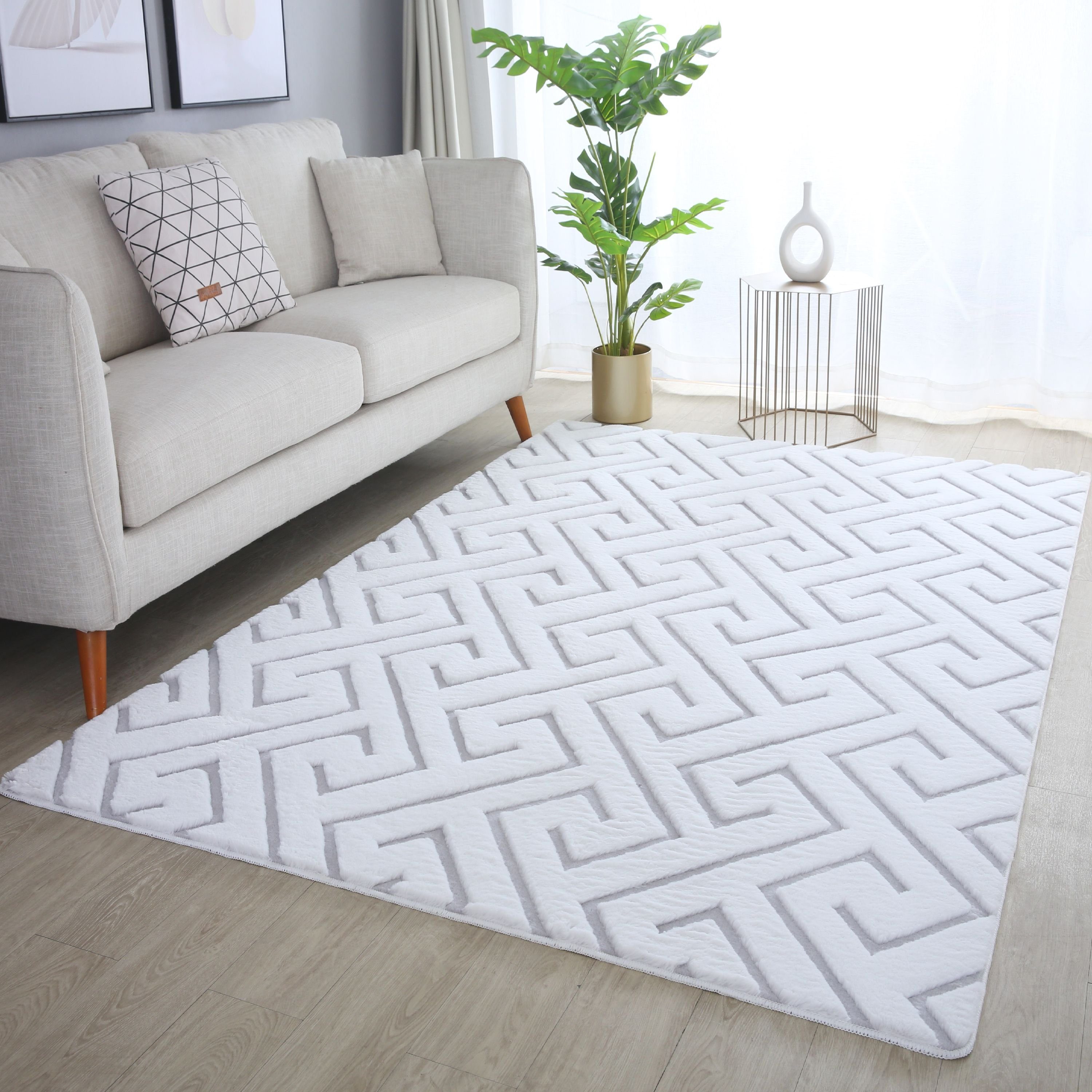 SIMPEX24 Teppich Skandinavisches Design, Läufer, Höhe: günstig online kaufen
