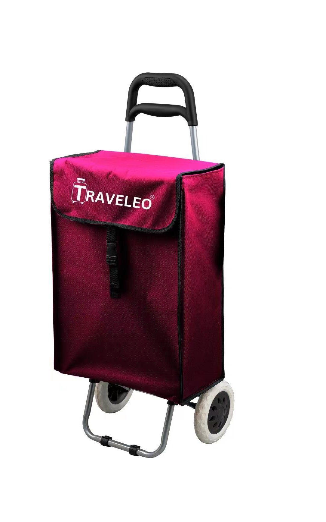 Cheffinger Einkaufstrolley 45L Einkauf Trolley Einkaufswagen Shopping Tasche Aluminium Stabil