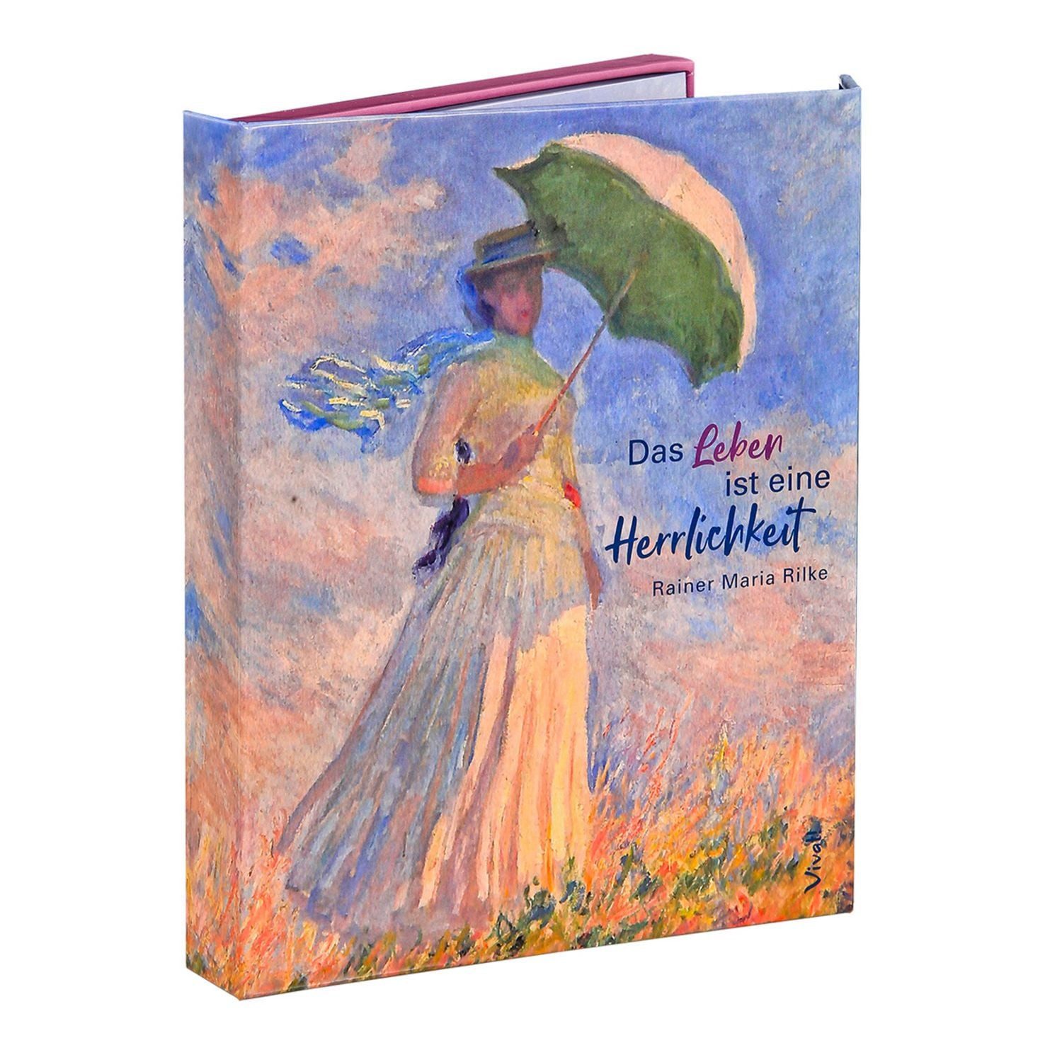 St. Benno Verlag Notizblock Notizzettelbox Claude Monet »Das Leben ist eine Herrlichkeit«