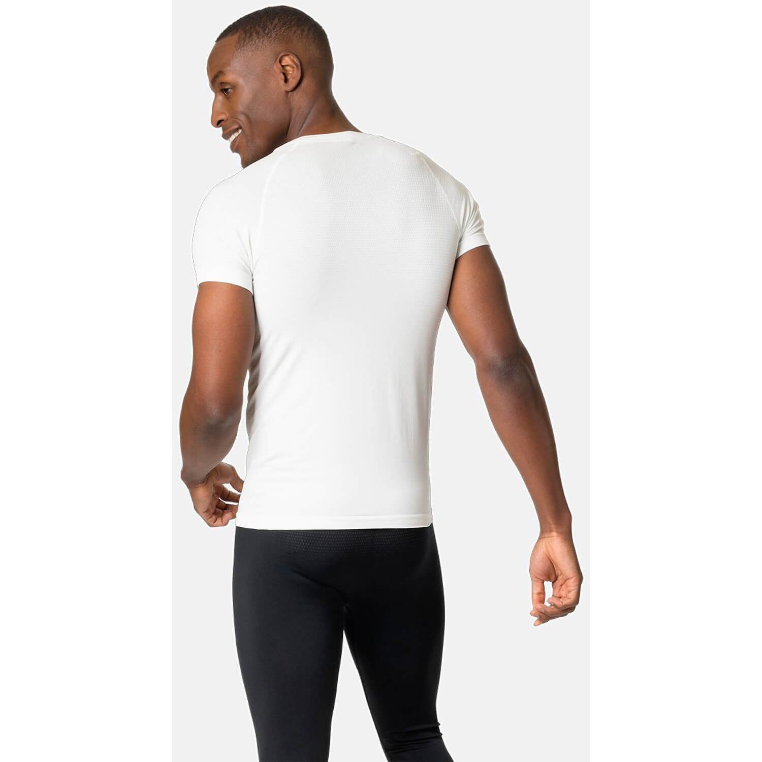 T-Shirt Performance Eco Light Odlo Weiß Kurzarmshirt